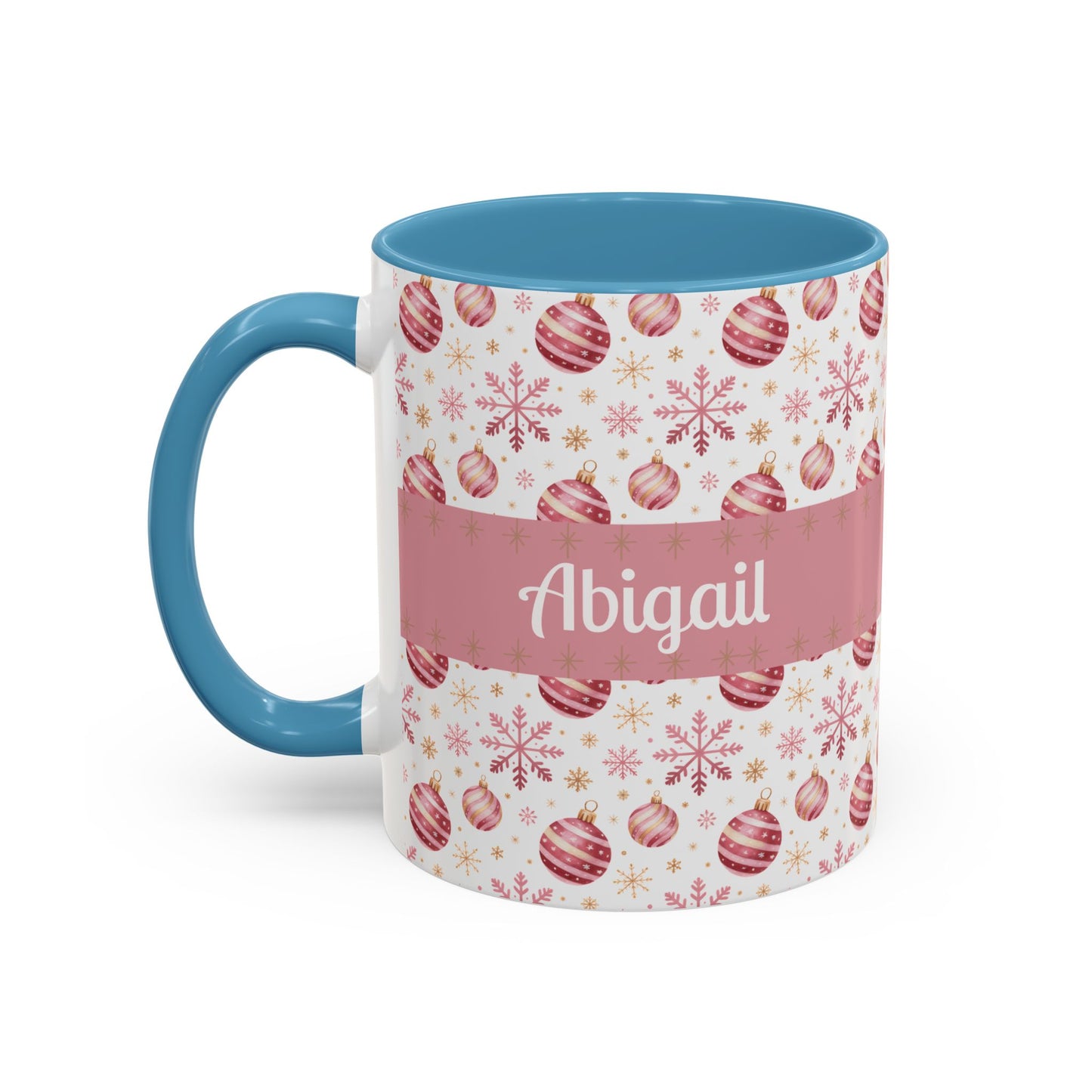 Personalized Holiday Coffee Mug - Custom Name - Festive Christmas Gift, Winter Decor, Family Mug, Personalized Present