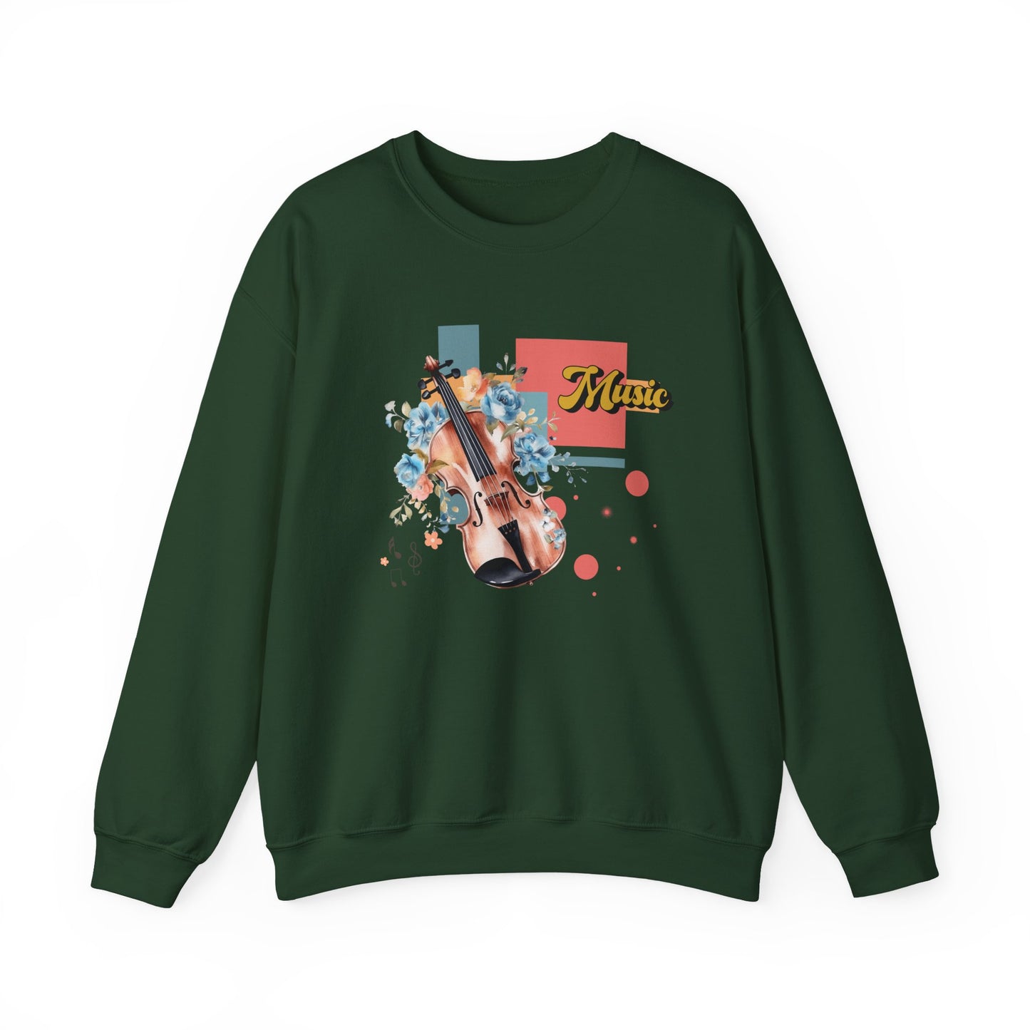 Musical Vibes Crewneck Sweatshirt | Gift for Music Lovers, Cozy and Stylish, Perfect for Concerts, Casual Wear, All Seasons