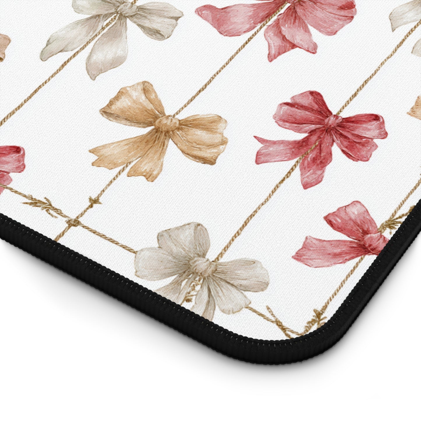 Personalized Floral Desk Mat | Custom Office Decor, Gift for Coworkers, Home Office Essentials, Student Workspace, Mother's Day Gift
