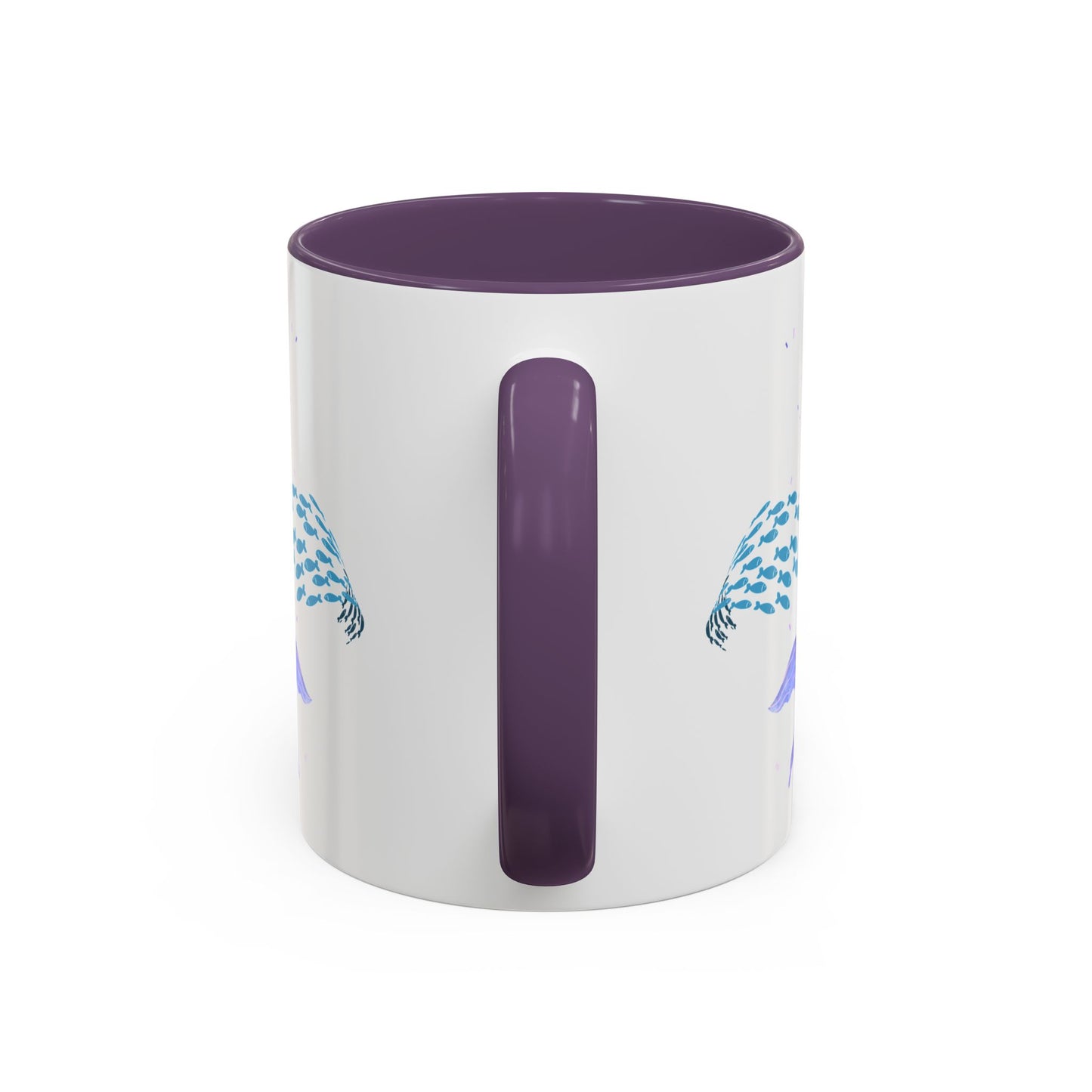The mermaid and her school fish Coffee Mug
