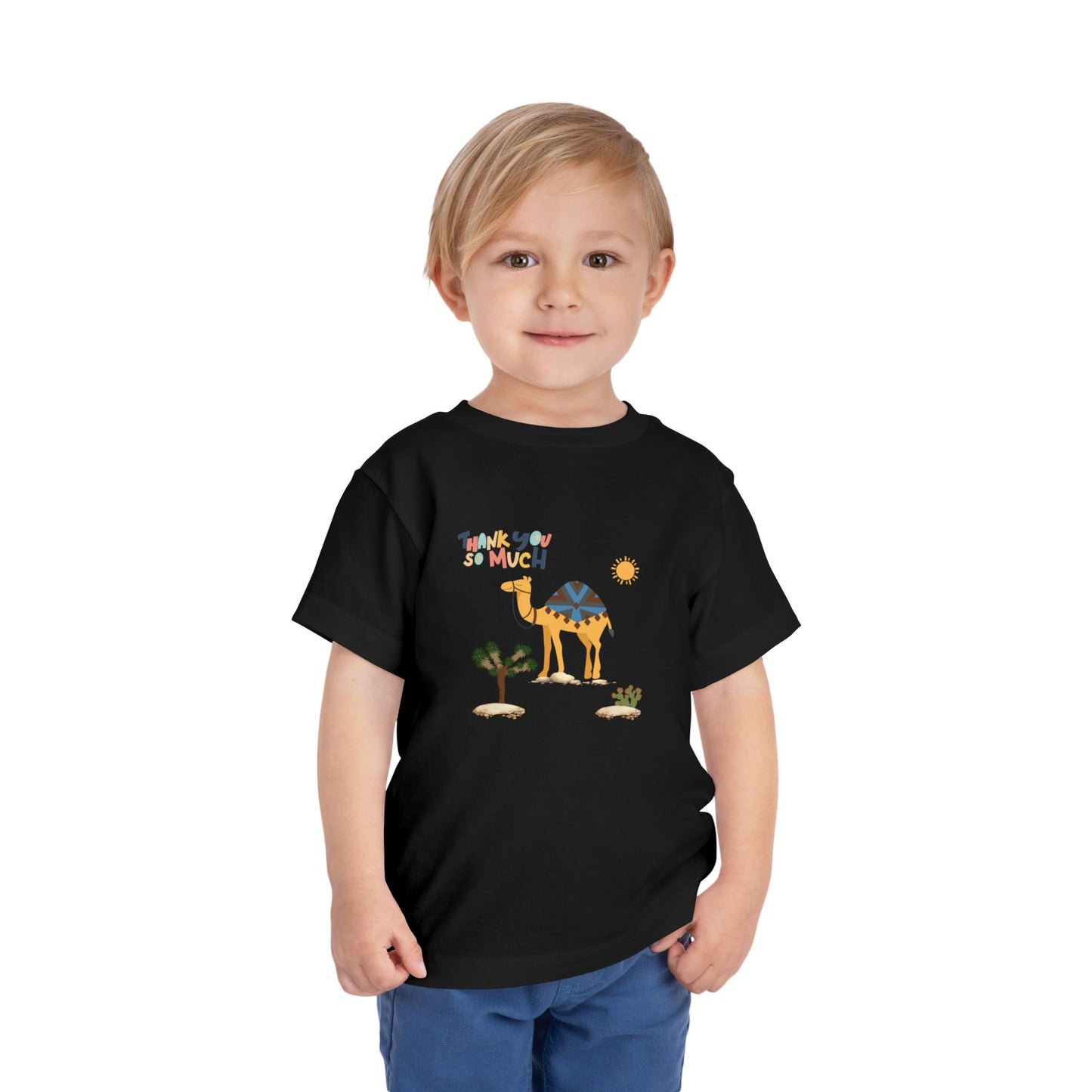 Thank You So Much Toddler Tee, Cute Kids T-Shirt, Birthday Gift, Summer Outfit, Toddler Apparel, Happy Vibes, Animal Tee