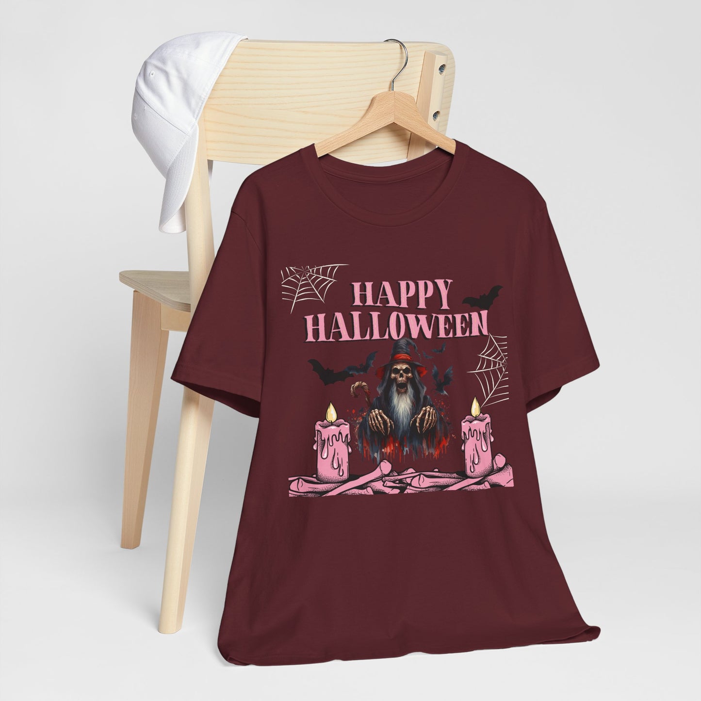 Happy Halloween Unisex T-Shirt | Spooky Seasonal Tee, Halloween Apparel, Ghostly Gifts, Casual Wear, October Celebration Shirt