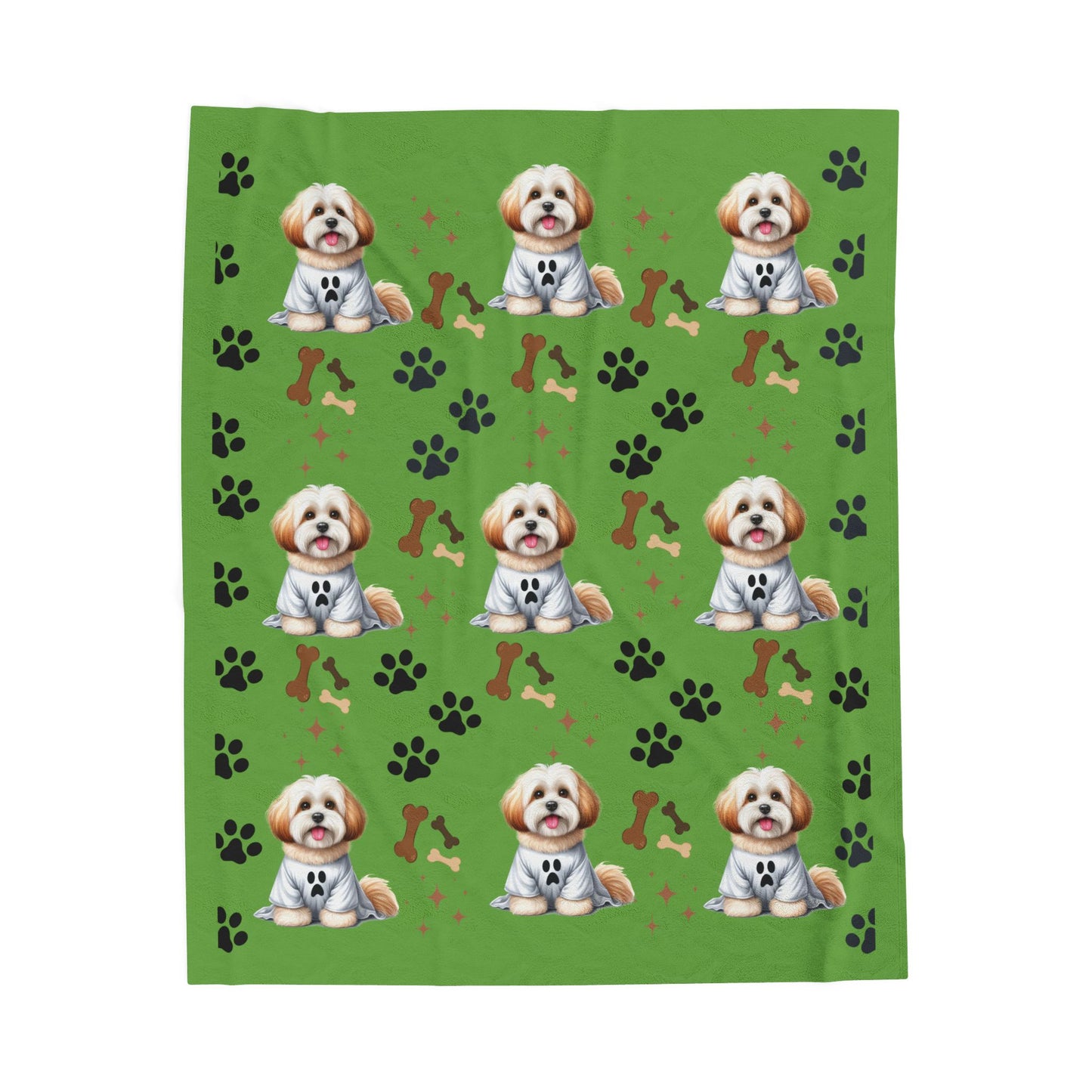 Cute Dog-Themed Velveteen Plush Blanket for Pet Lovers, Perfect for Cozy Nights, Dog Decor, Gifts for Dog Owners, Soft Throw Blanket