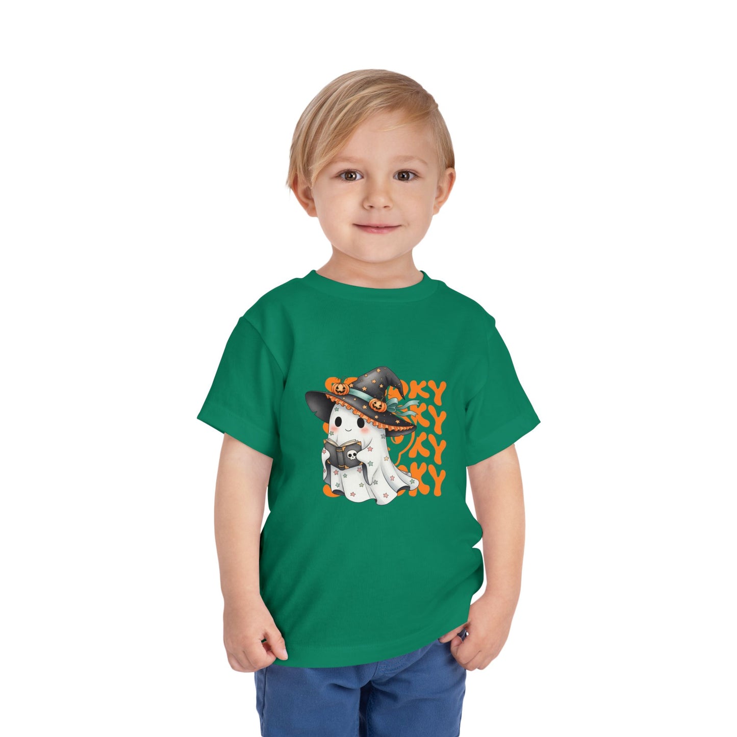 Spooky Ghost Toddler Tee, Halloween Kids Shirt, Cute Toddler Halloween Outfit, Ghost Costume Tee, Toddler Boy Girl Halloween Top
