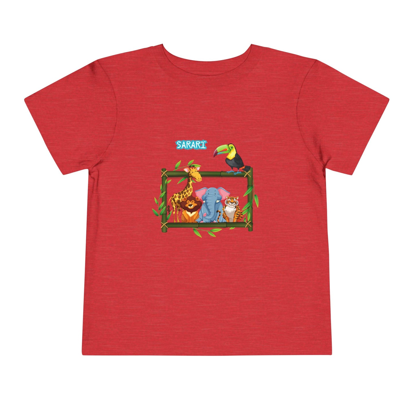Safari Animal Toddler T-Shirt, Cute Animal Tee, Kids Safari Shirt, Birthday Gift for Kids, Summer Outfit, Playtime Apparel