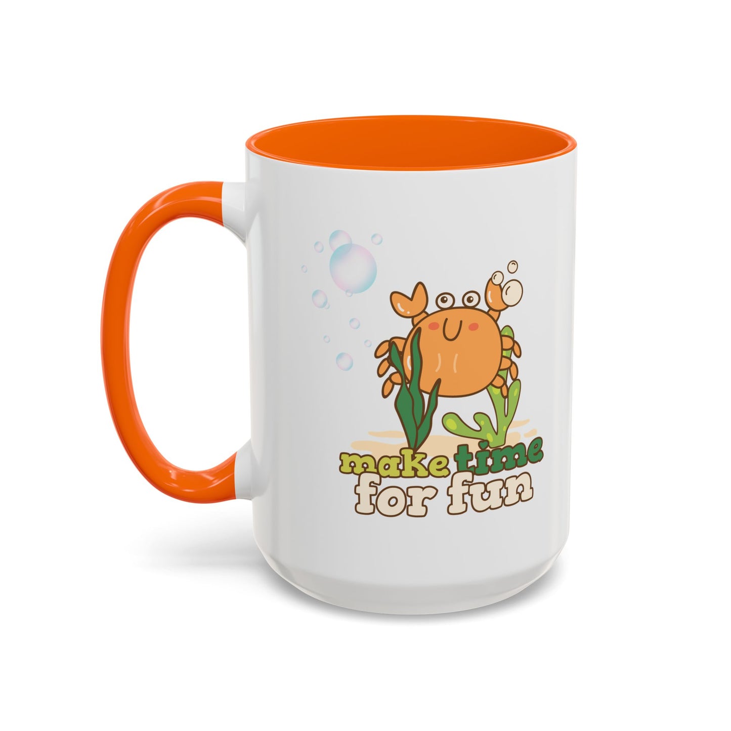 Cartoon crab lllusstration promoting joy and playfulness Coffee Mug
