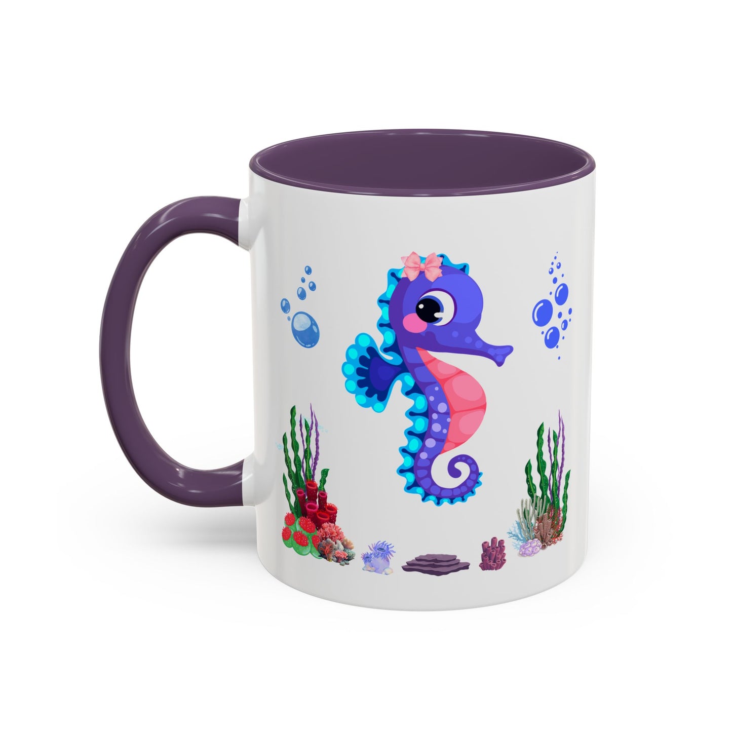 Seahores playful under the sea Coffee Mug