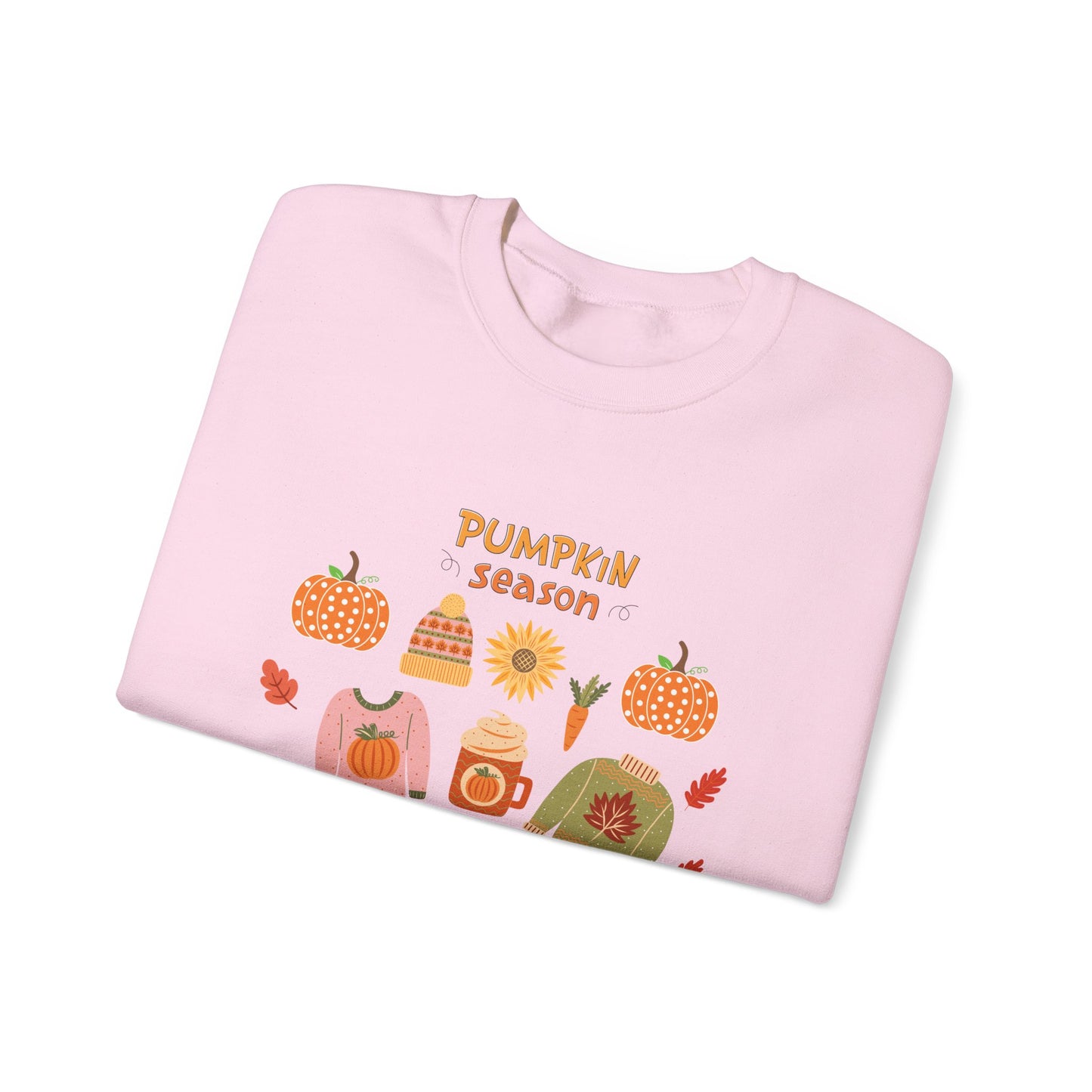 Autumn Vibes Crewneck Sweatshirt, Pumpkin Season Apparel, Cozy Fall Sweater, Unisex Sweatshirt for Thanksgiving, Pumpkin Lover Gift