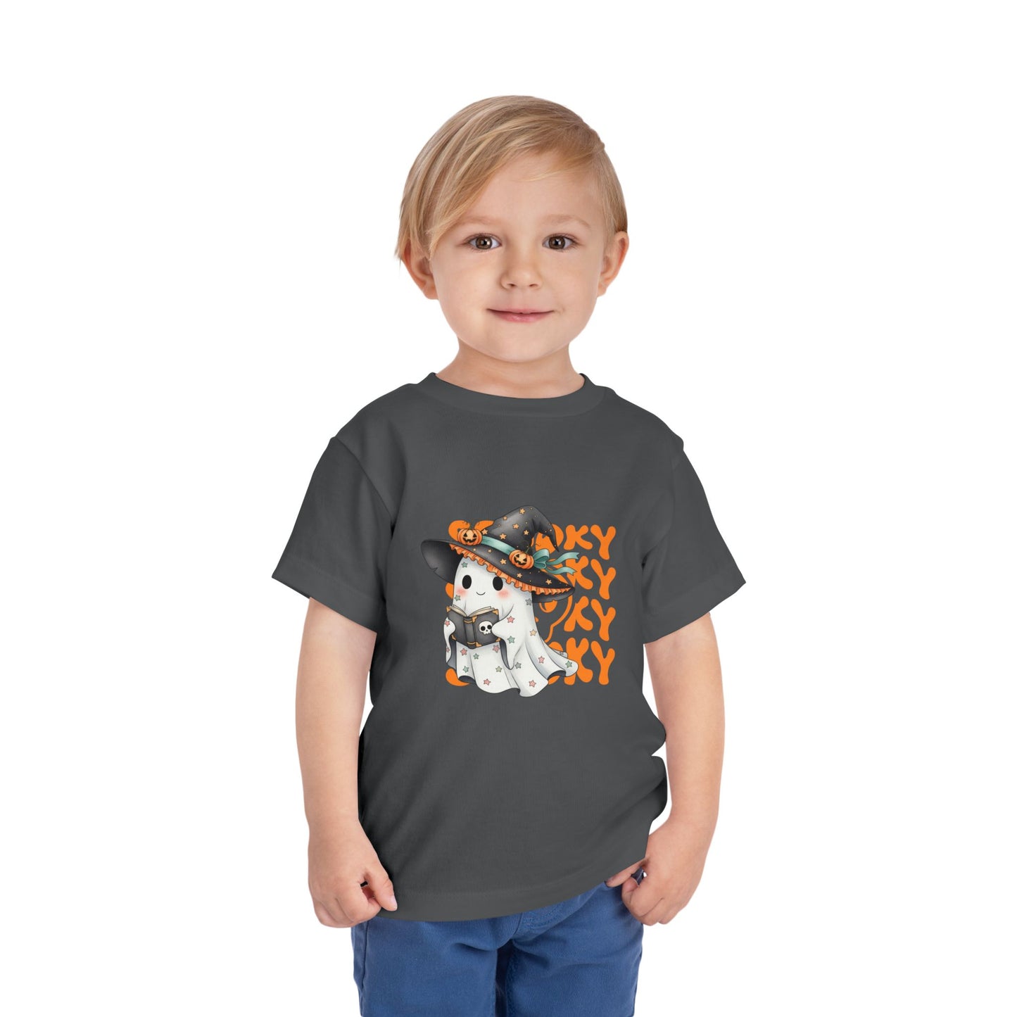 Spooky Ghost Toddler Tee, Halloween Kids Shirt, Cute Toddler Halloween Outfit, Ghost Costume Tee, Toddler Boy Girl Halloween Top