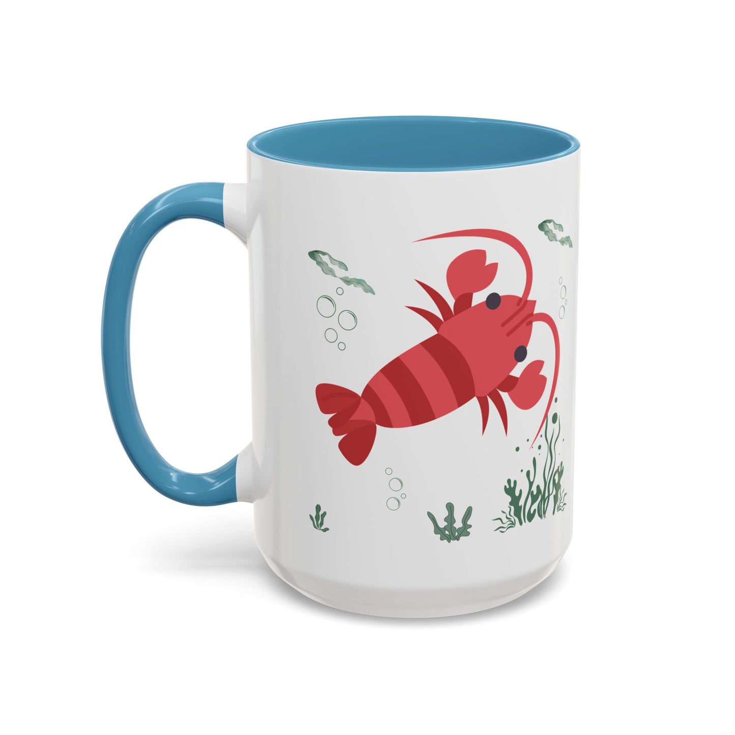 Red crayfish in an aquatic environment Coffee Mug
