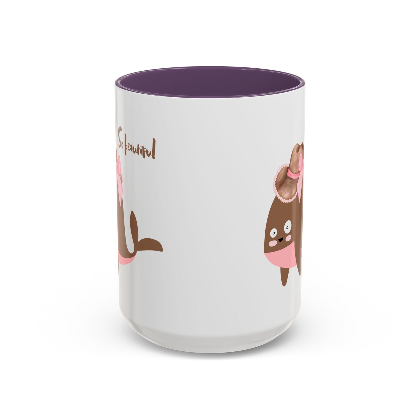Whale wearing a cowboy hat with a pink bow Coffee Mug