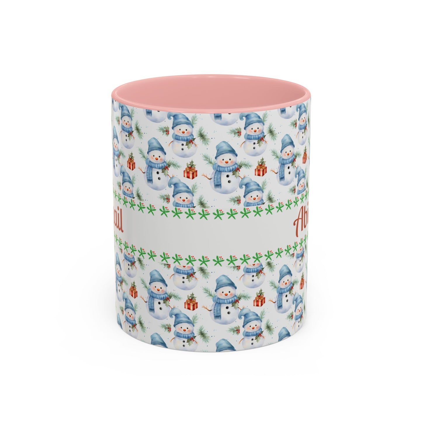 Festive Snowman Coffee Mug, Personalized Holiday Mug, Winter Decor, Gift for Her, Cute Coffee Cup