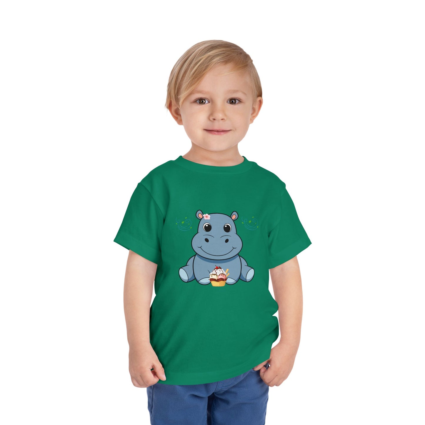 Adorable Hippo Toddler Tee, Cute Summer Shirt, Baby Gift, Birthday Outfit, Kids Casual Wear, Playful Everyday Apparel