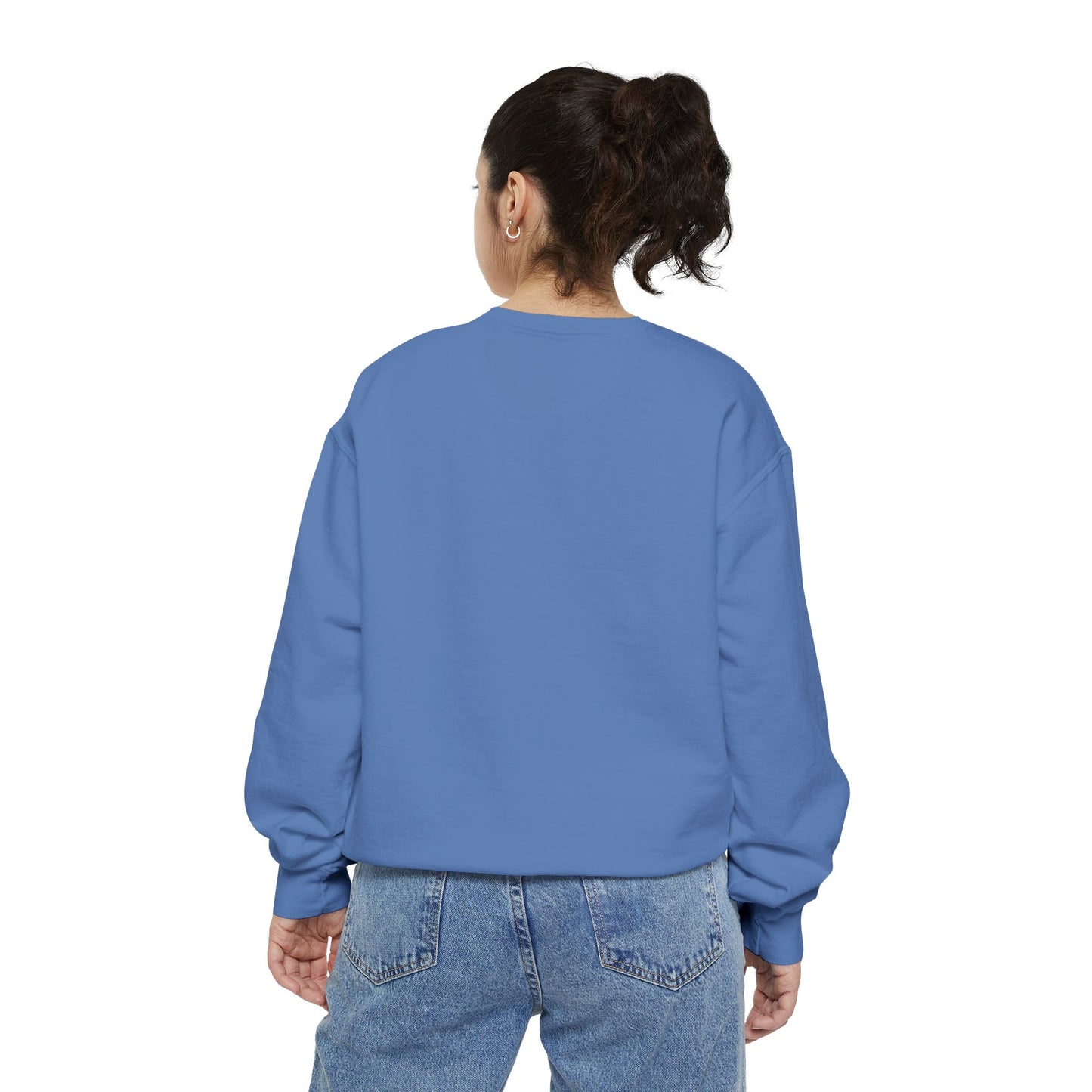Turtle with a sunflower hat Unisex Garment-Dyed Sweatshirt