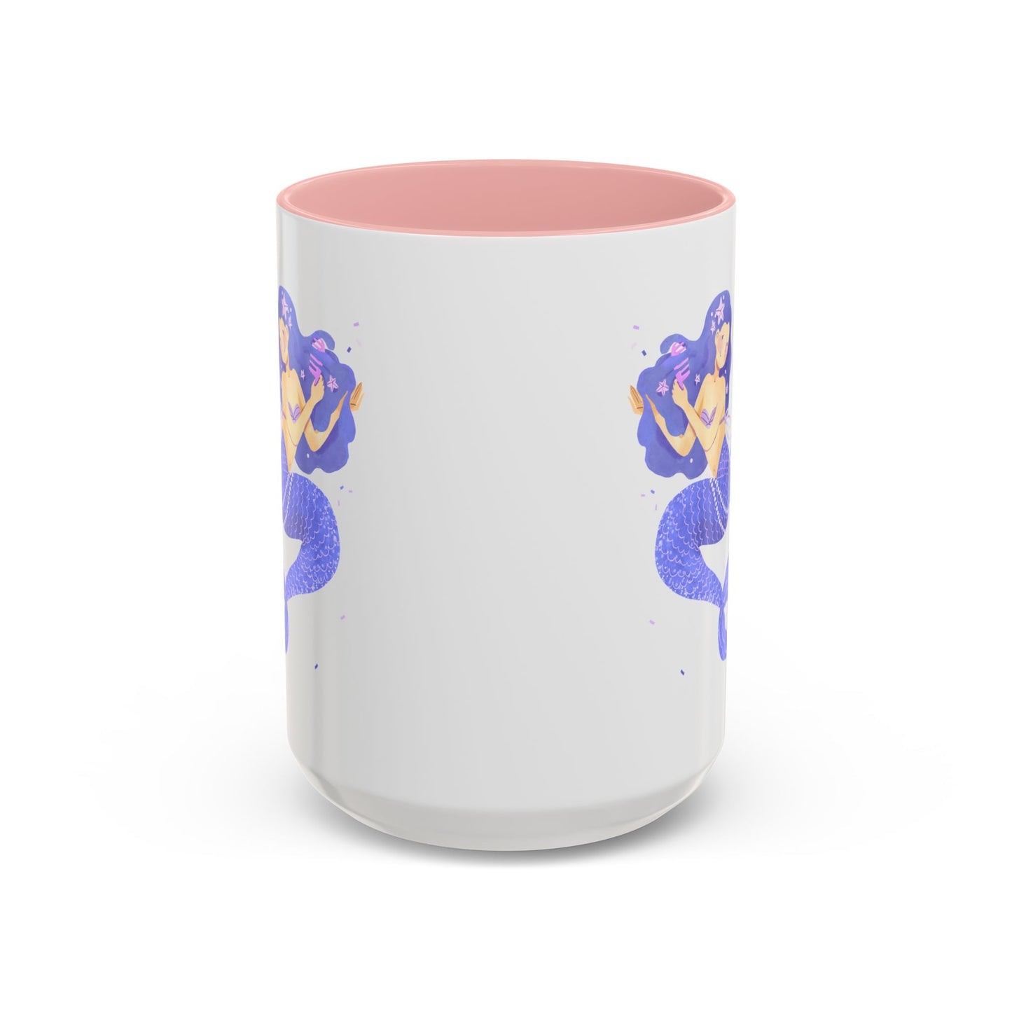The mermaid and her school fish Coffee Mug