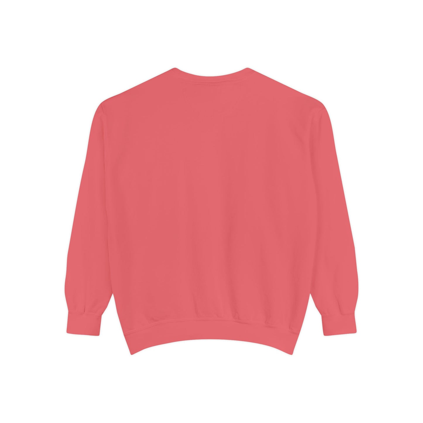 Blue jellyfish with pink tentacles Unisex Garment-Dyed Sweatshirt