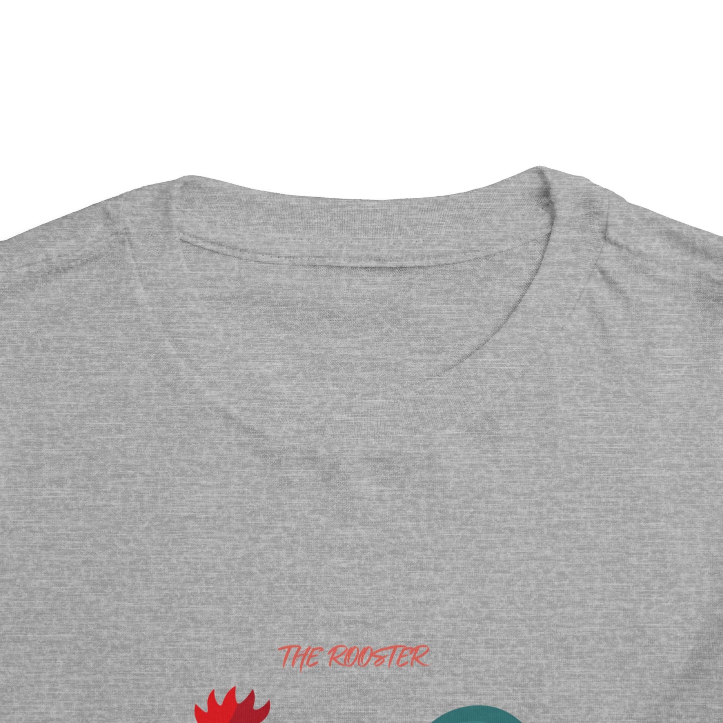 Colorful Rooster Toddler Tee - Perfect for Farm Lovers, Playdates, Birthday Gifts, Cute Casual Wear, Summer Outfits