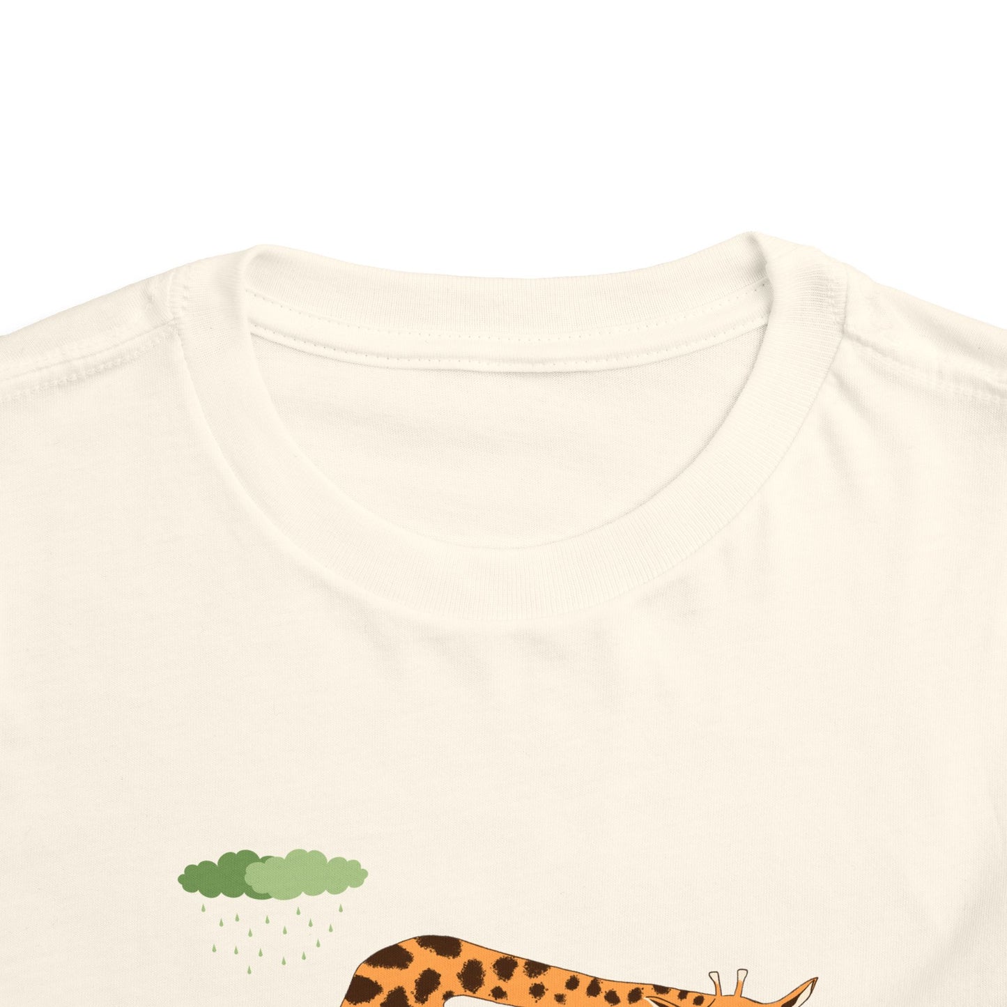 Cute Giraffe Toddler Tee, Animal Shirt, Kids Summer Tee, Playful Toddler Clothes, Gift for Baby Showers, Nursery Decor, Toddler Outfit