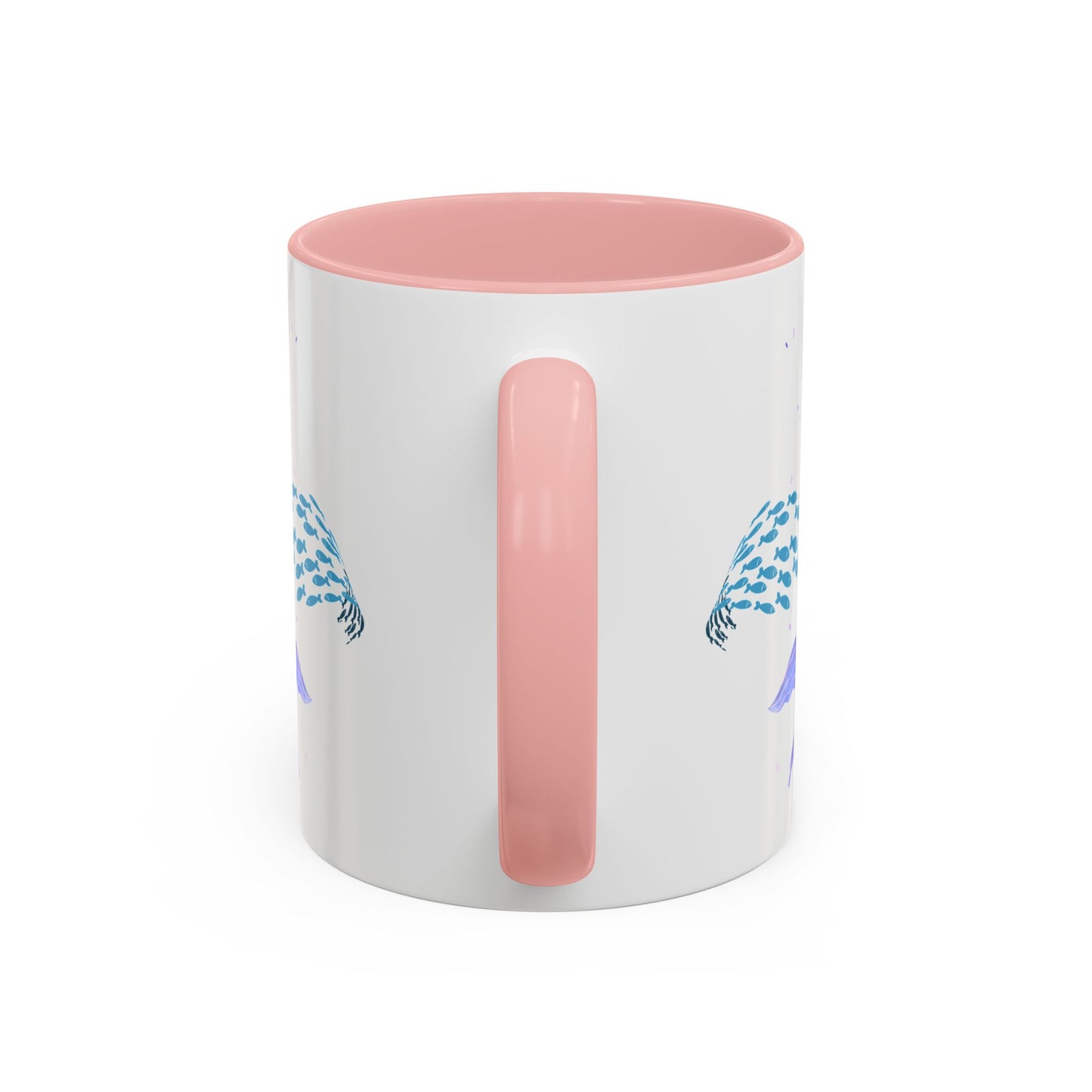 The mermaid and her school fish Coffee Mug