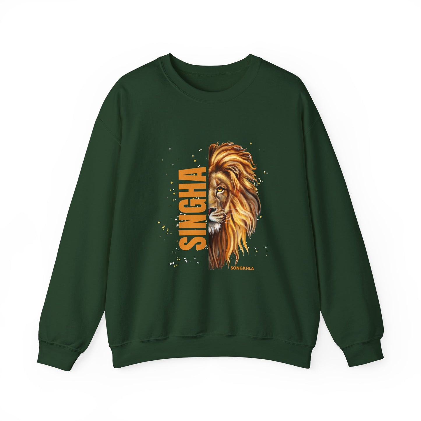 Majestic Lion Sweatshirt | Unisex Heavy Blend™ Crewneck | Gift for Animal Lovers, Stylish Fashion, Cozy Outfit, Unique Design, Casual Wear