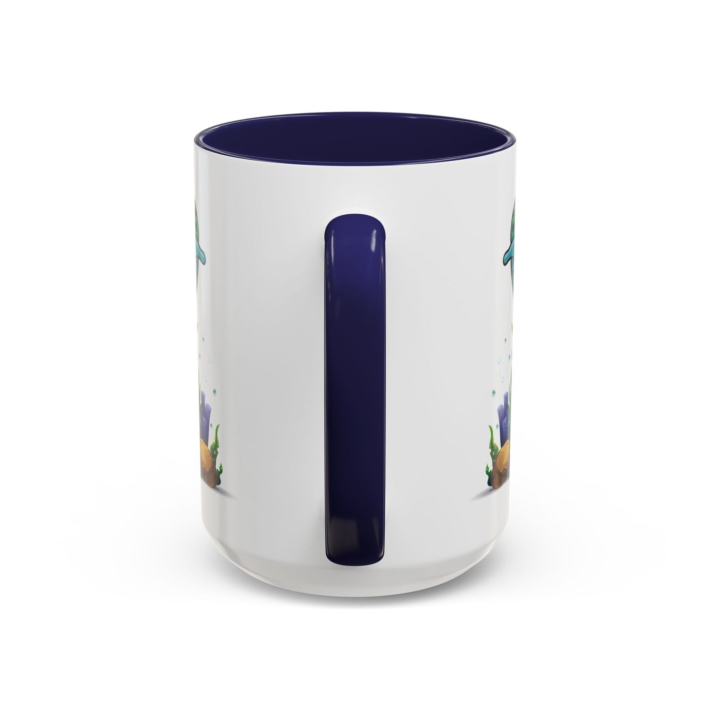 Cute with marine habitat coral and bubbles Coffee Mug