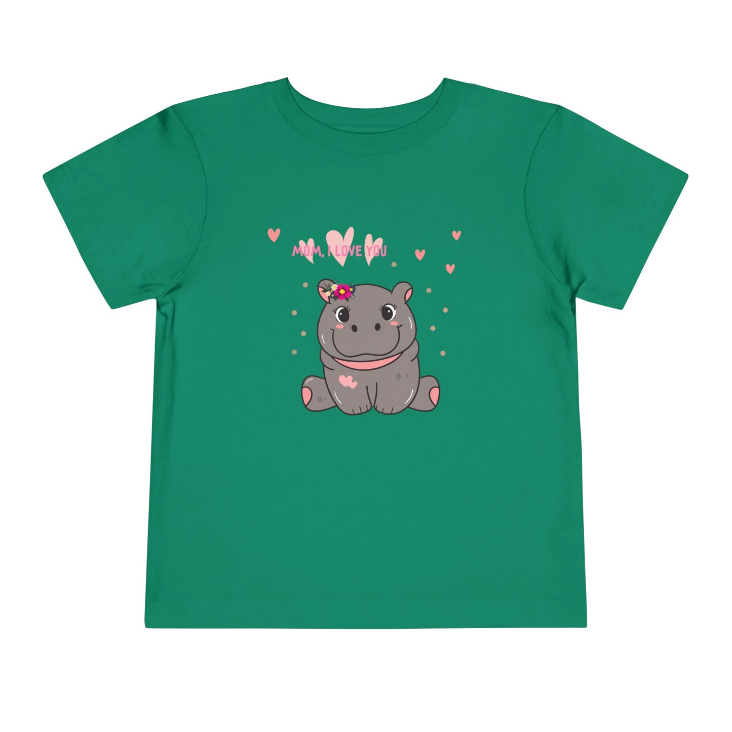 Cute Hippo Toddler Tee, Adorable Animal Shirt, Baby Shower Gift, Kids Birthday Outfit, Playful Summer Wear