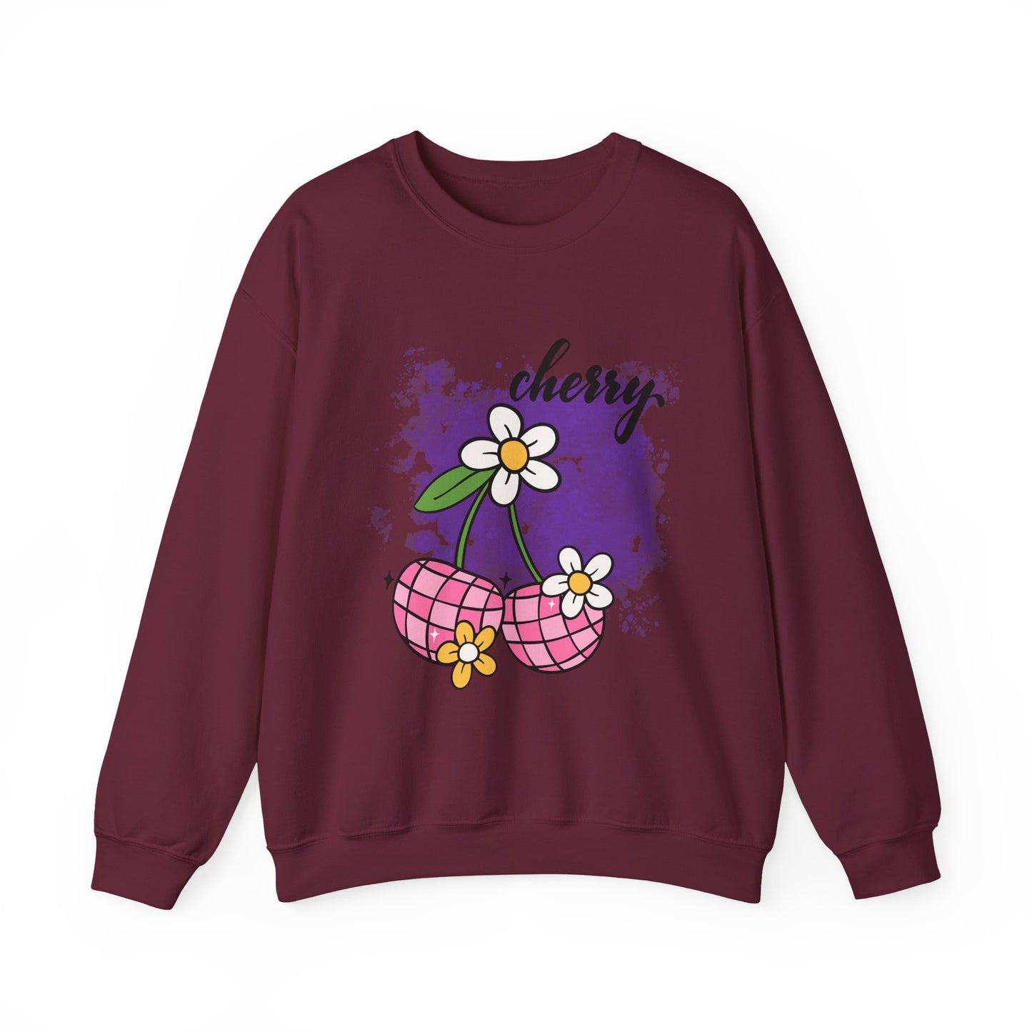 Cherry Blossom Unisex Sweatshirt, Cute Fall Fashion, Cozy Casual Wear, Gift Idea for Friends, Trendy Street Style