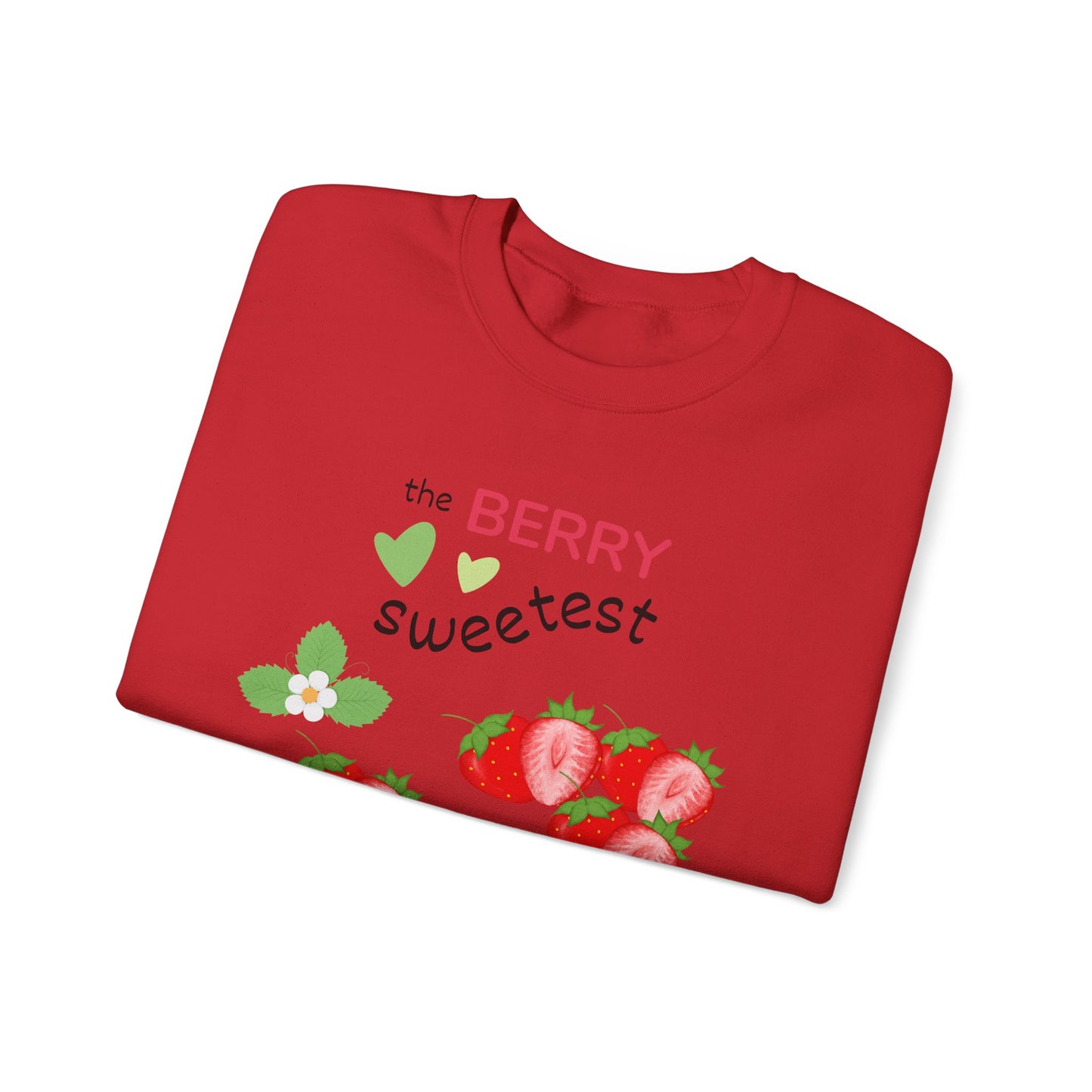 Berry Sweet Unisex Crewneck Sweatshirt - Cozy Gift, Perfect for Fall, Valentine's Day, Strawberry Lovers, Everyday Comfort
