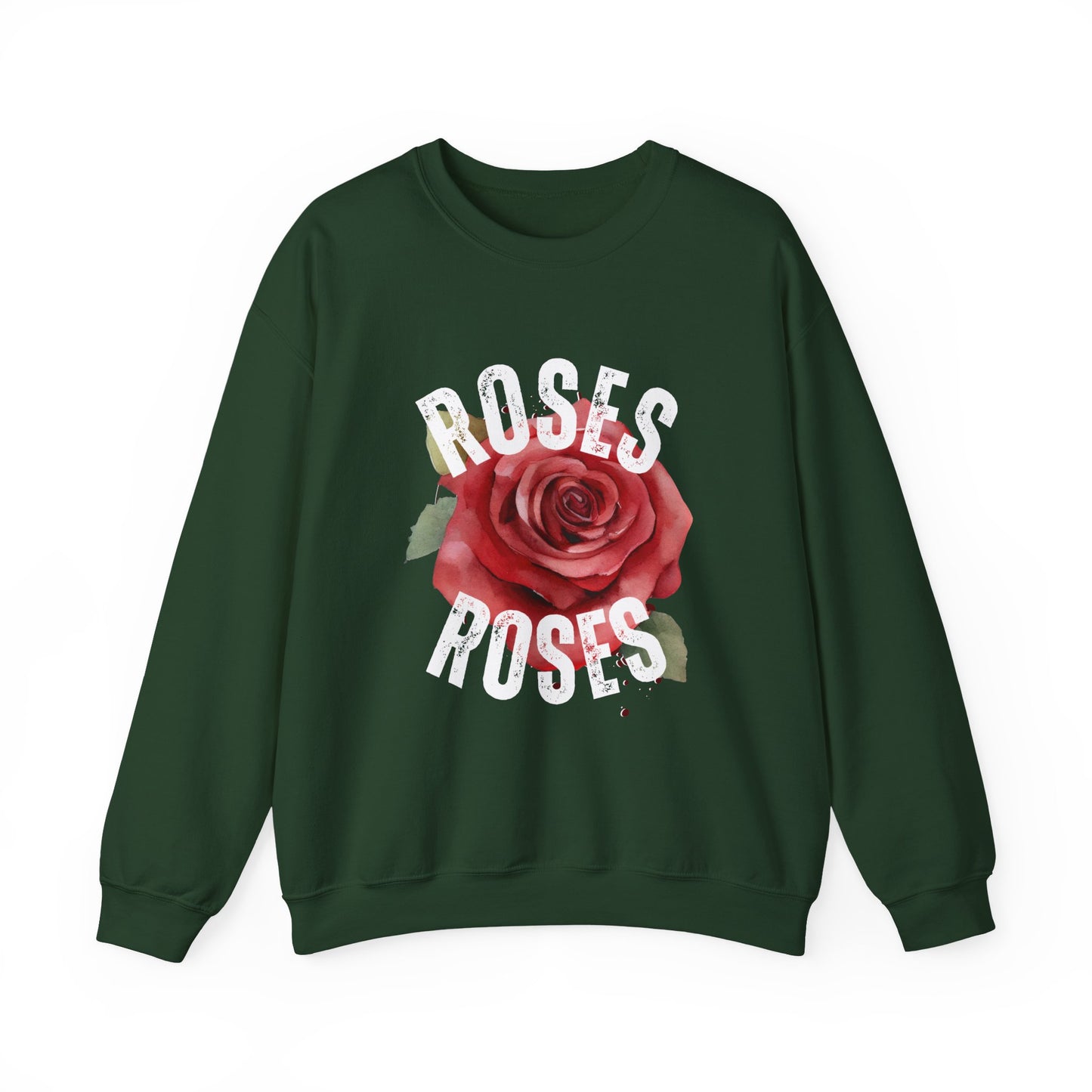 Roses Unisex Sweatshirt - Cozy Fashion, Floral Gift, Casual Style, Valentine's Day, Everyday Wear