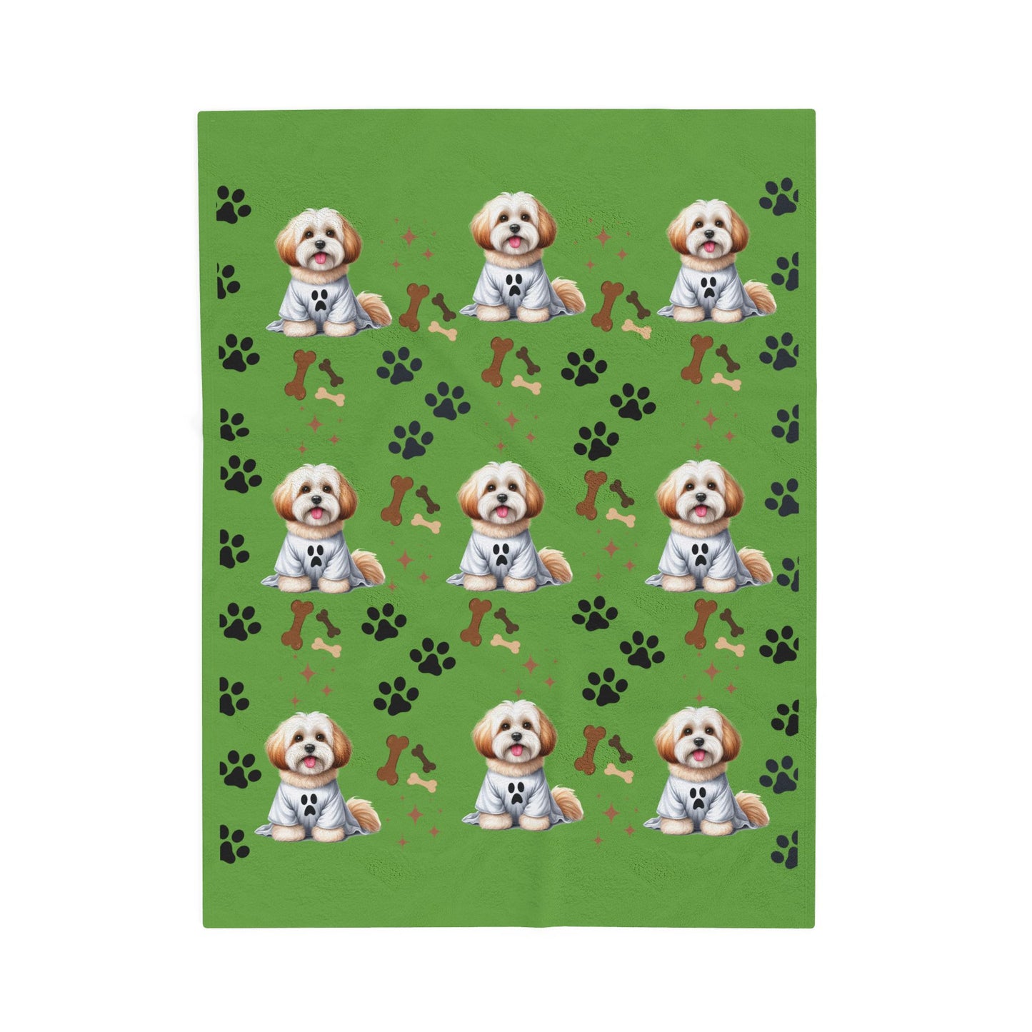 Cute Dog-Themed Velveteen Plush Blanket for Pet Lovers, Perfect for Cozy Nights, Dog Decor, Gifts for Dog Owners, Soft Throw Blanket