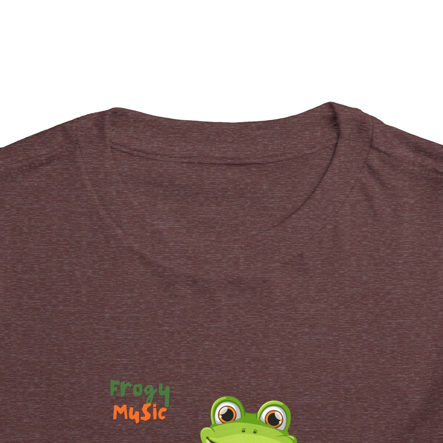 Musical Frog Toddler Tee, Cute Gift for Kids, Fun Summer Wear, Birthday Present, Playful Tee for Little Ones