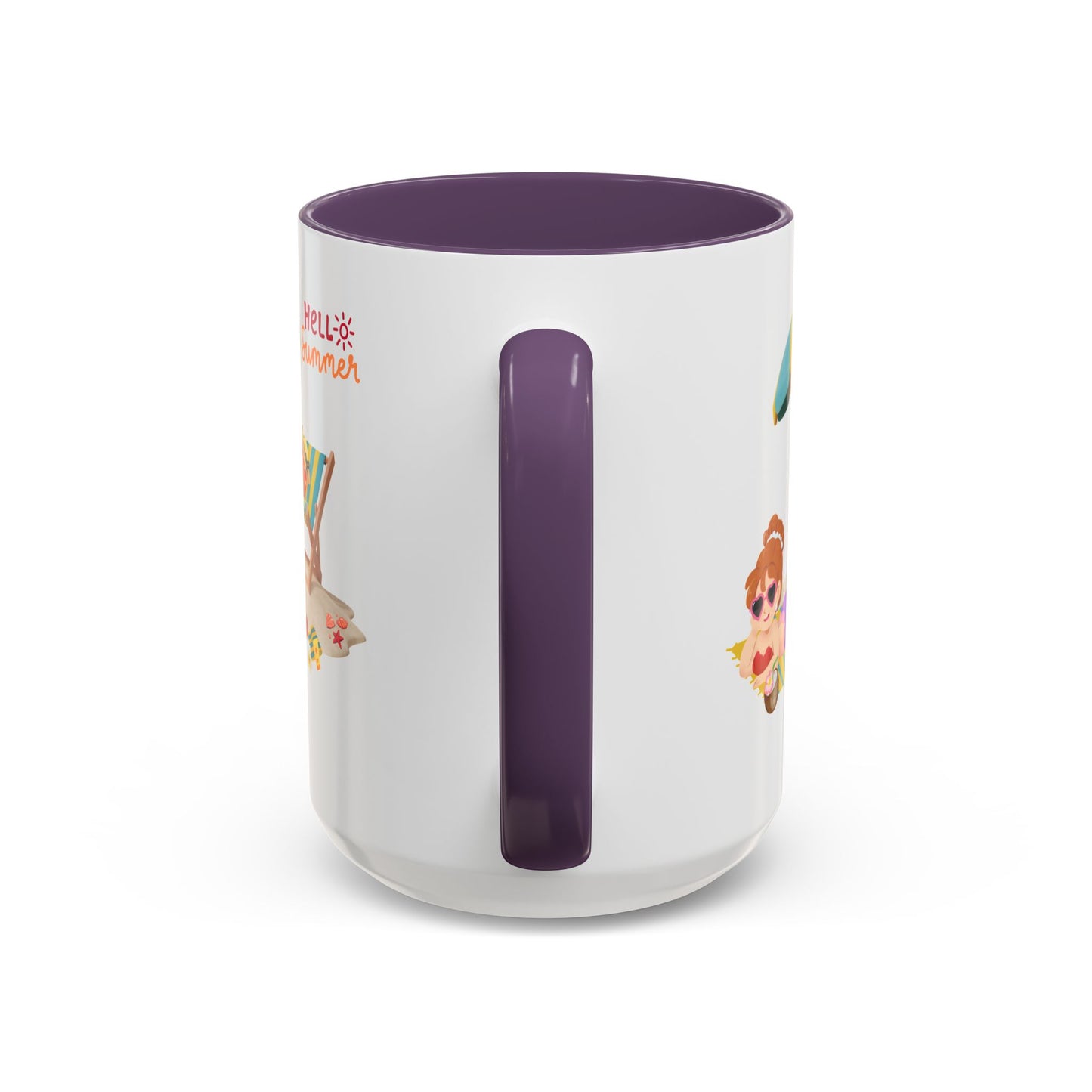 Mermaid lounging on a beach towel Coffee Mug