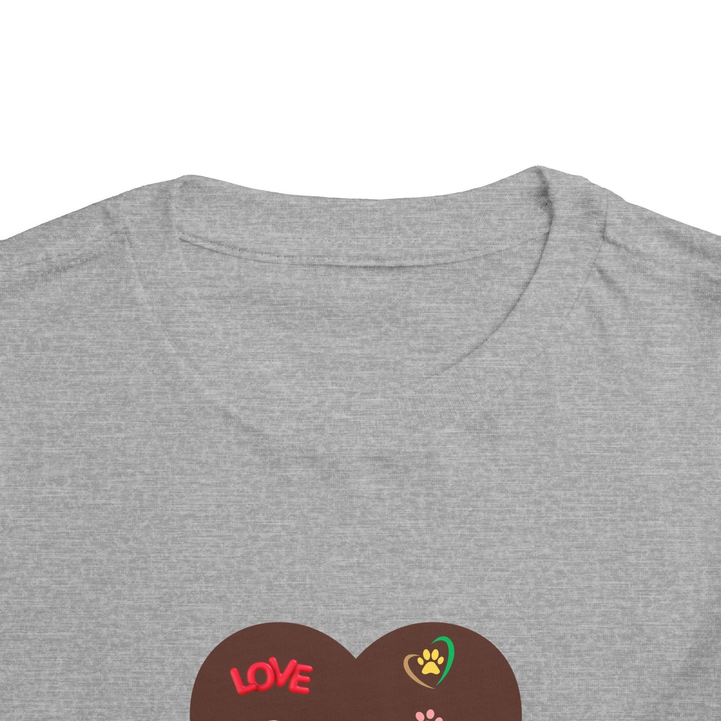 Bulldog Love Toddler Tee - Cute Dog Shirt, Baby Gift, Pet Lover Apparel, Kids Summer Style, Adorable Animal Tee
