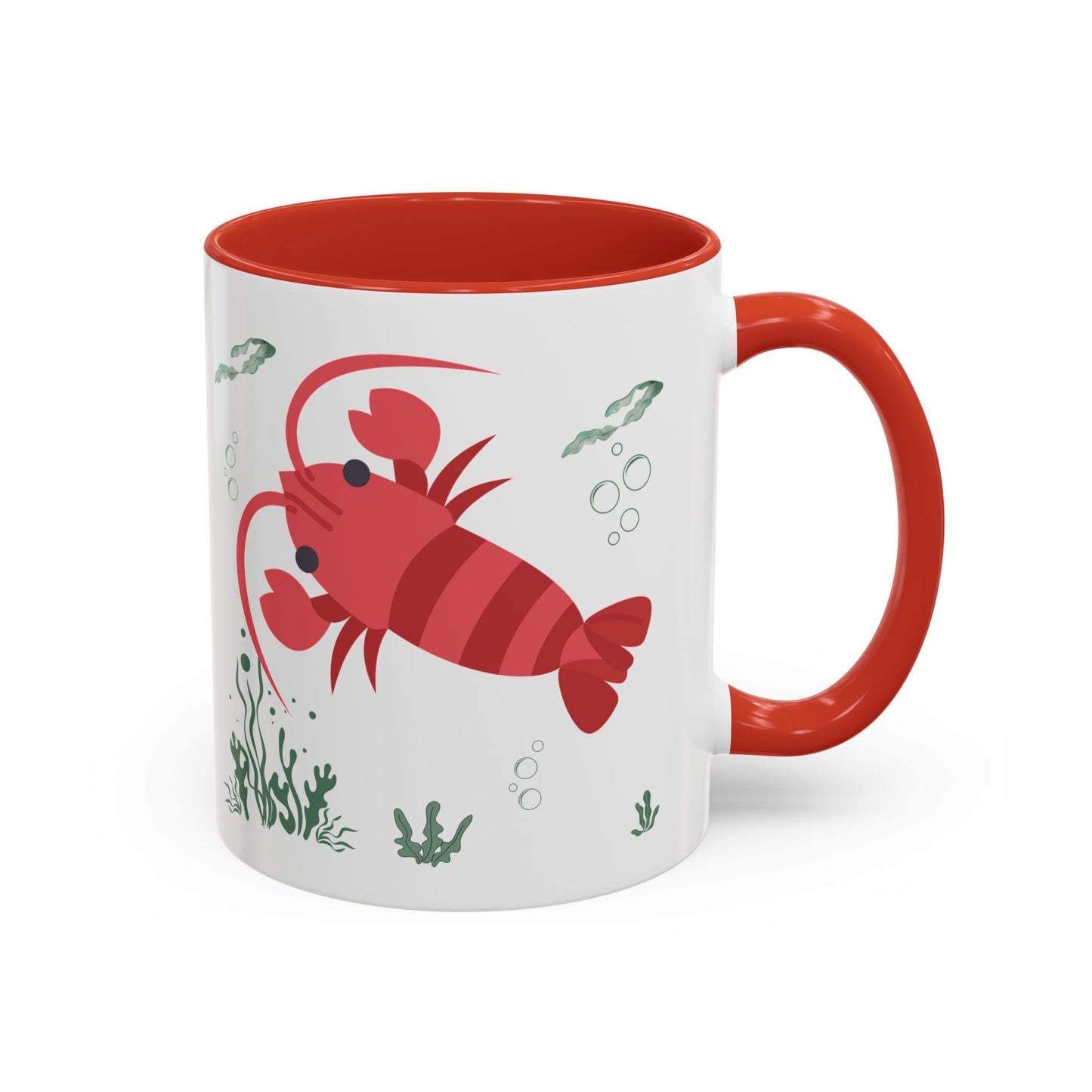 Red crayfish in an aquatic environment Coffee Mug