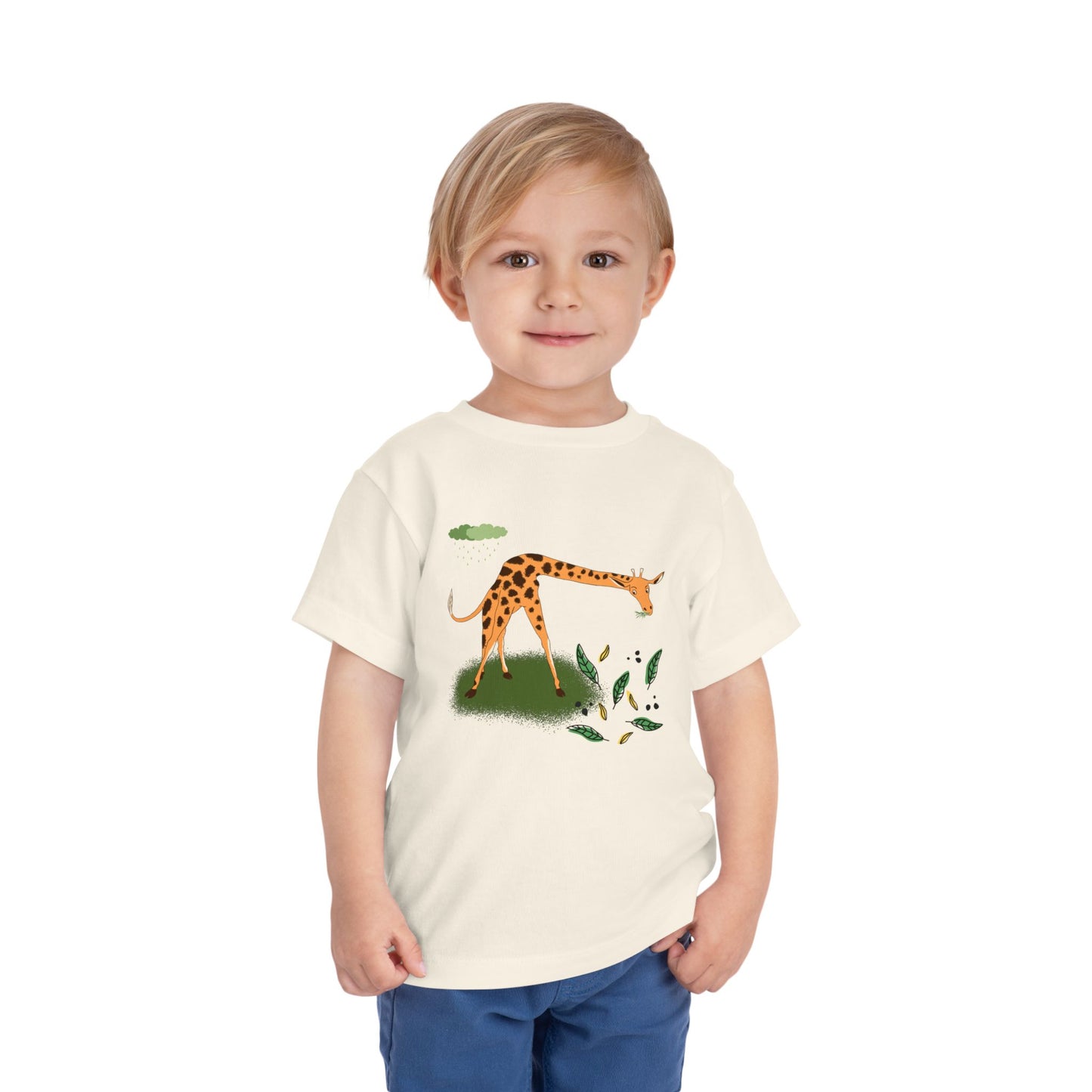 Cute Giraffe Toddler Tee, Animal Shirt, Kids Summer Tee, Playful Toddler Clothes, Gift for Baby Showers, Nursery Decor, Toddler Outfit