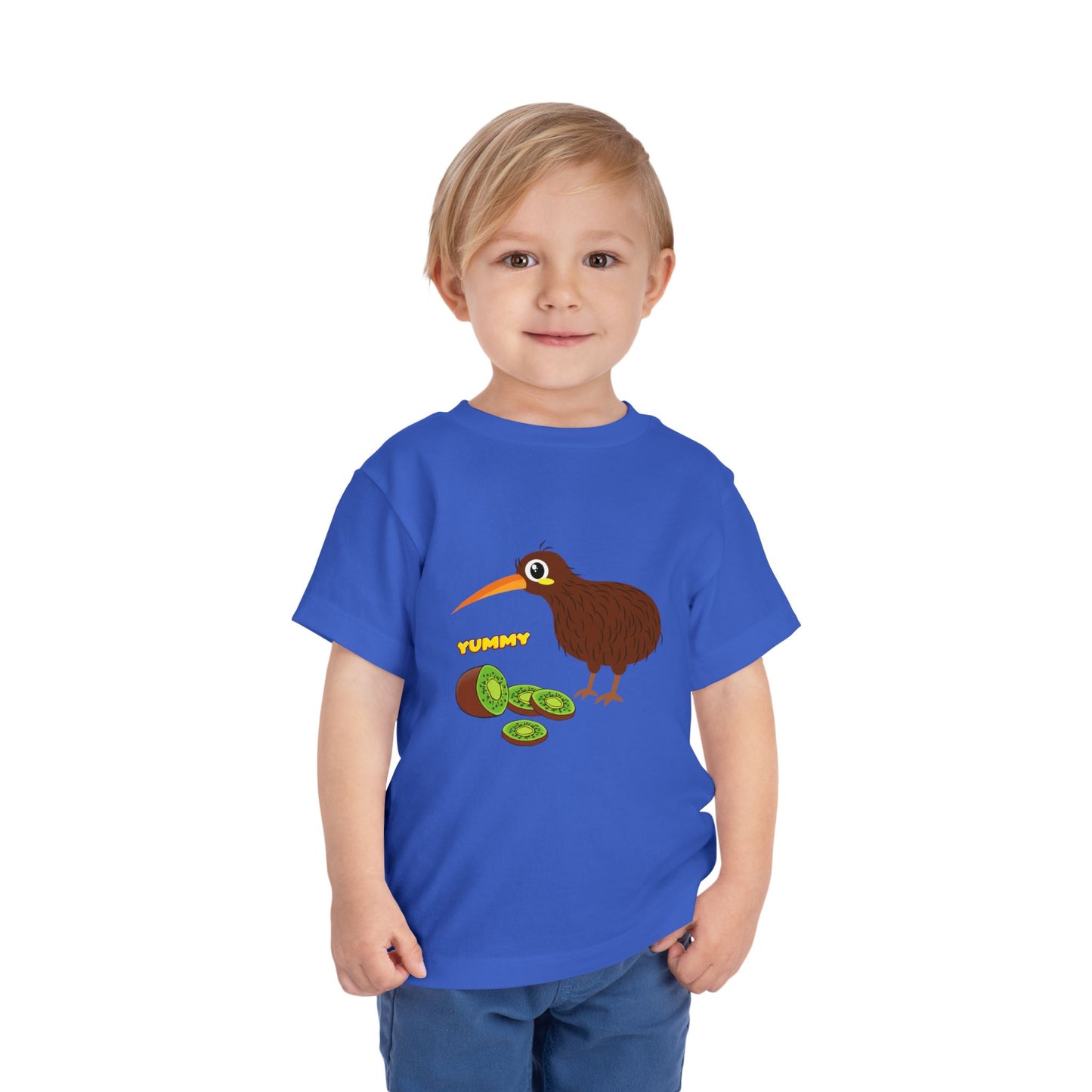Adorable Kiwi Bird Toddler Tee, Cute Kids Shirt, Fun Toddler Gift, Playful Short Sleeve Tee, Baby Shower Present, Summer Outfit