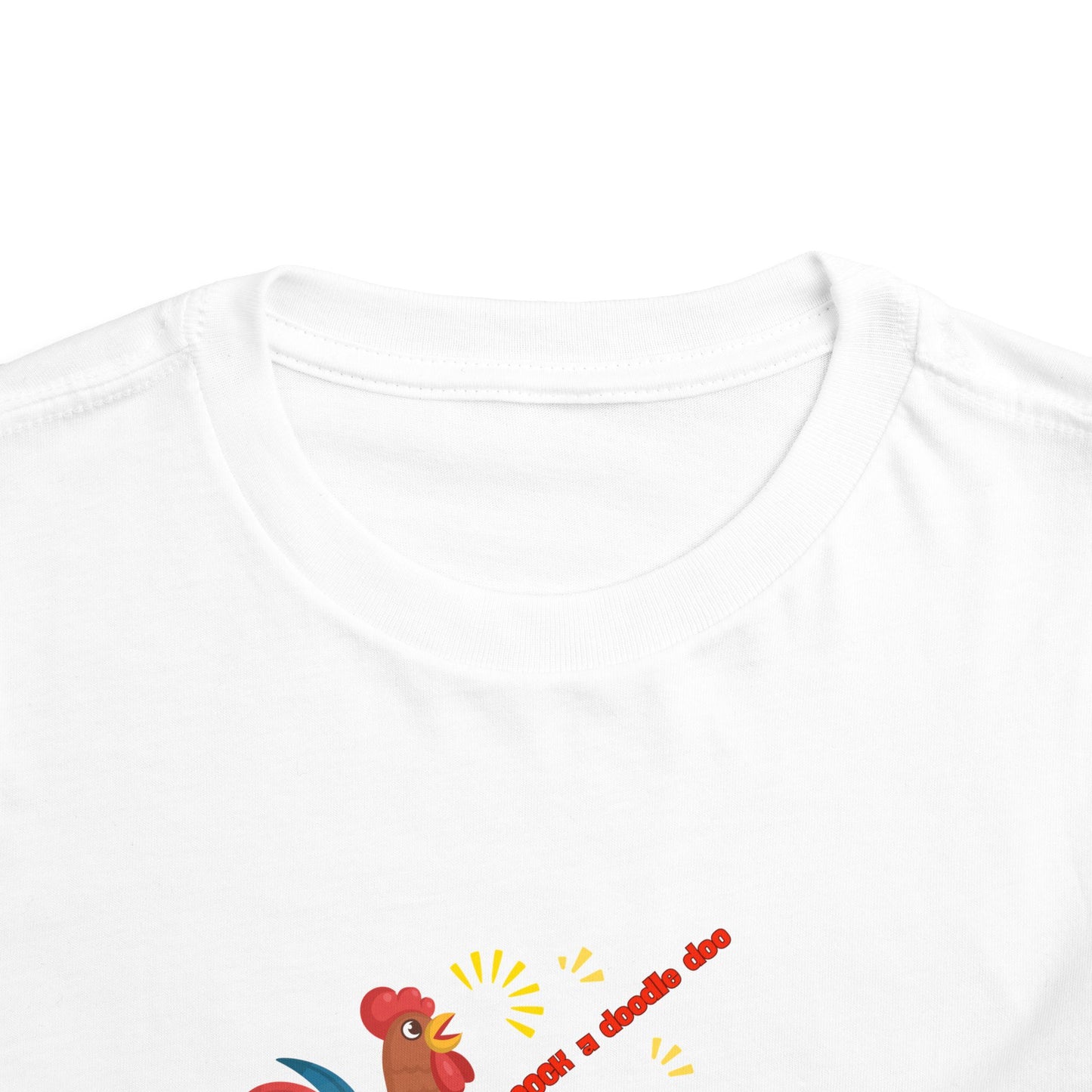 Rooster & Tractor Toddler Tee - Farm Animal Shirt, Cute Toddler Outfit, Birthday Gift, Kids Apparel, Farm Themed Clothing