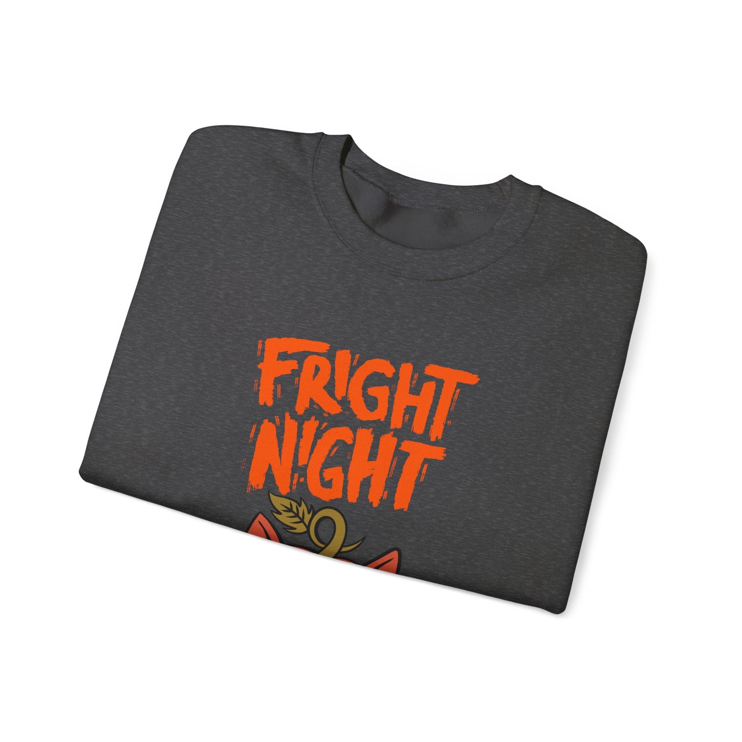 Halloween Cat Sweatshirt, Cozy Fall Apparel, Unisex Crewneck, Fright Night Design, Halloween Gift, Autumn Fashion