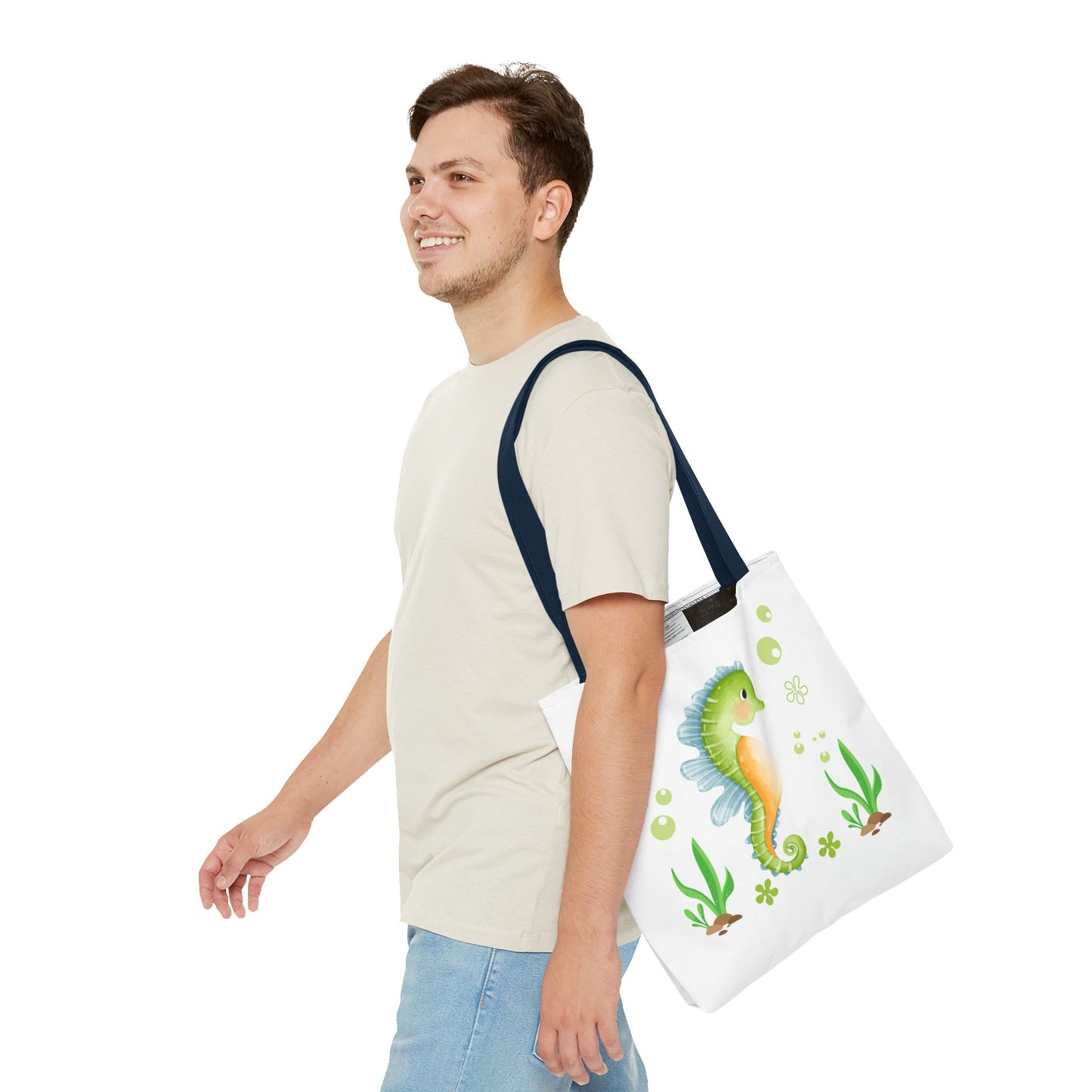 Seahorse with a focus on the natural world Tote Bag