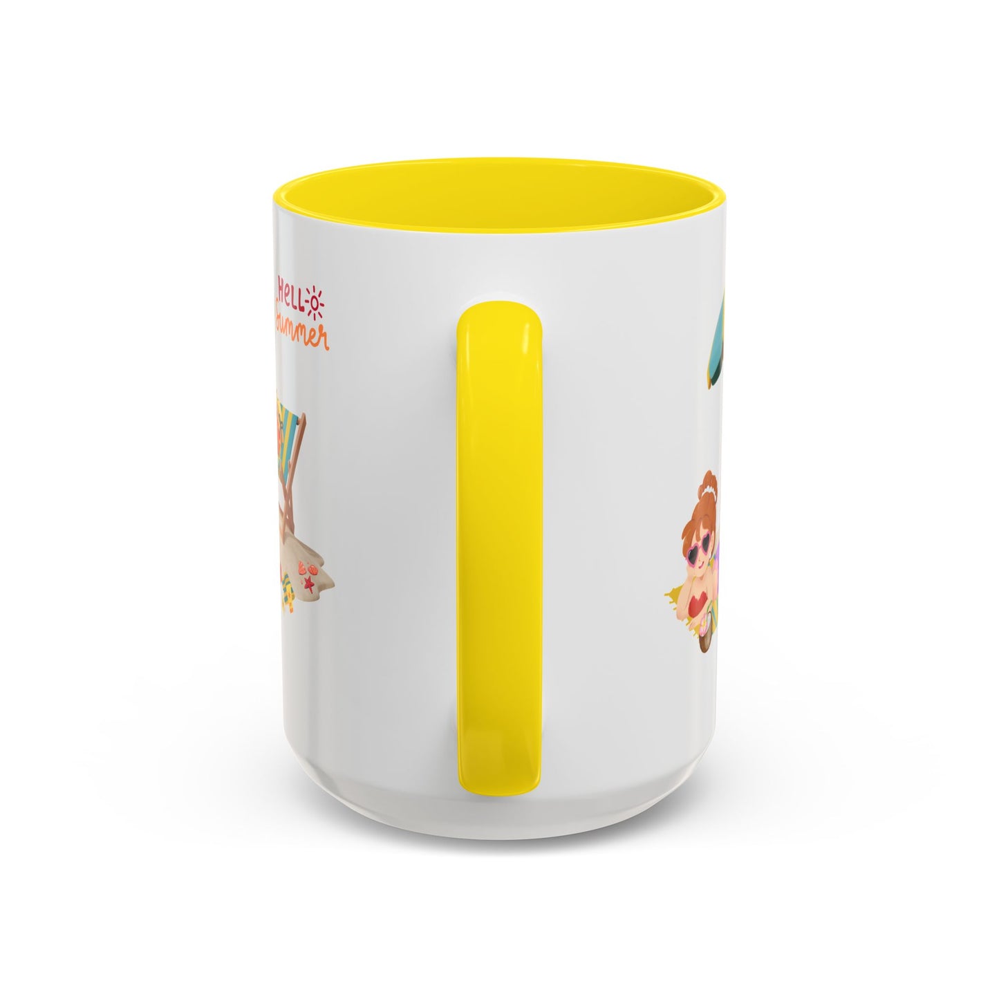 Mermaid lounging on a beach towel Coffee Mug