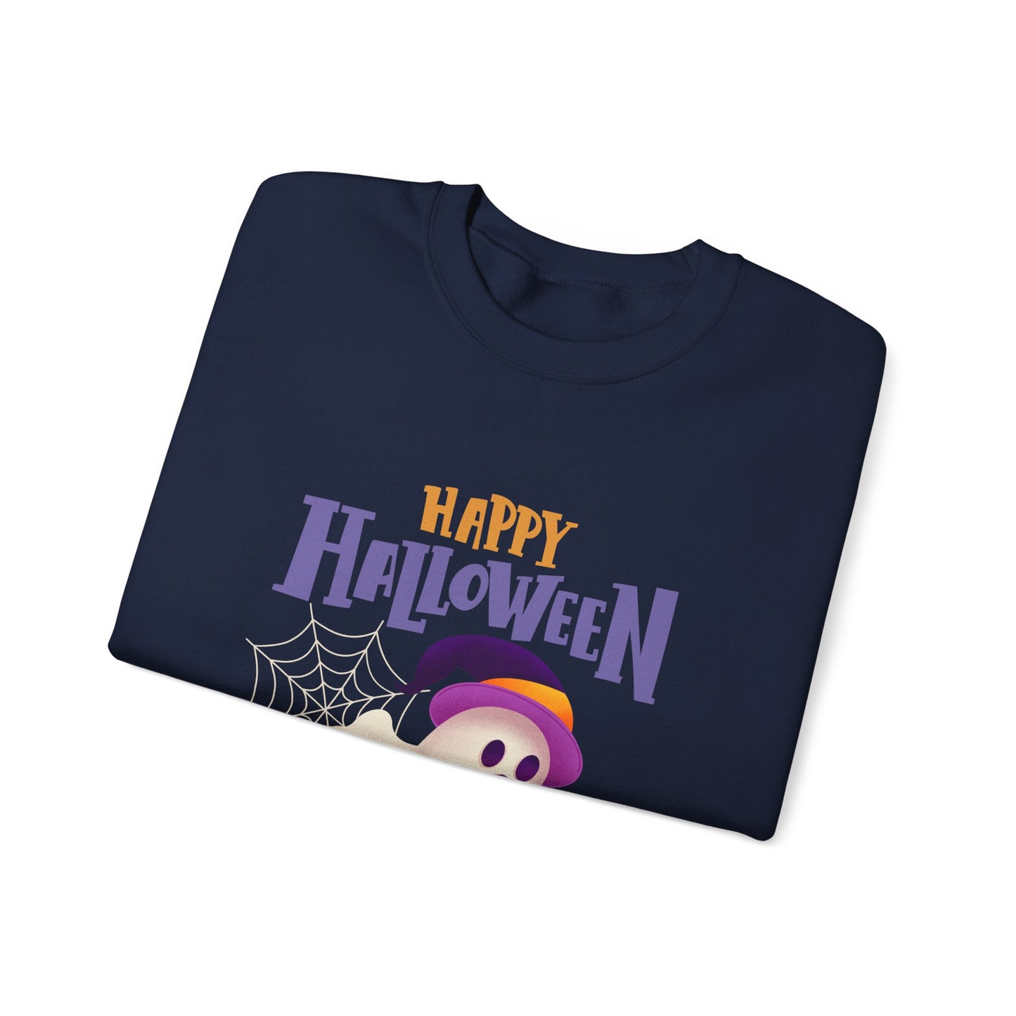 Halloween Ghost Sweatshirt | Unisex Crewneck | Spooky Season Apparel, Halloween Gift, Cozy Outfit, Festival Wear, Autumn Fashion