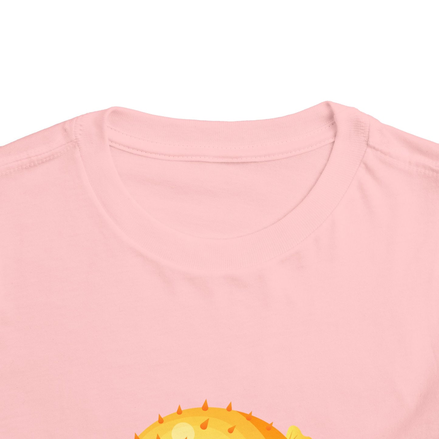Cute Pufferfish Toddler Tee, Fun Kids T-Shirt, Beach Day Outfit, Summer Fun Apparel, Marine Life Tee
