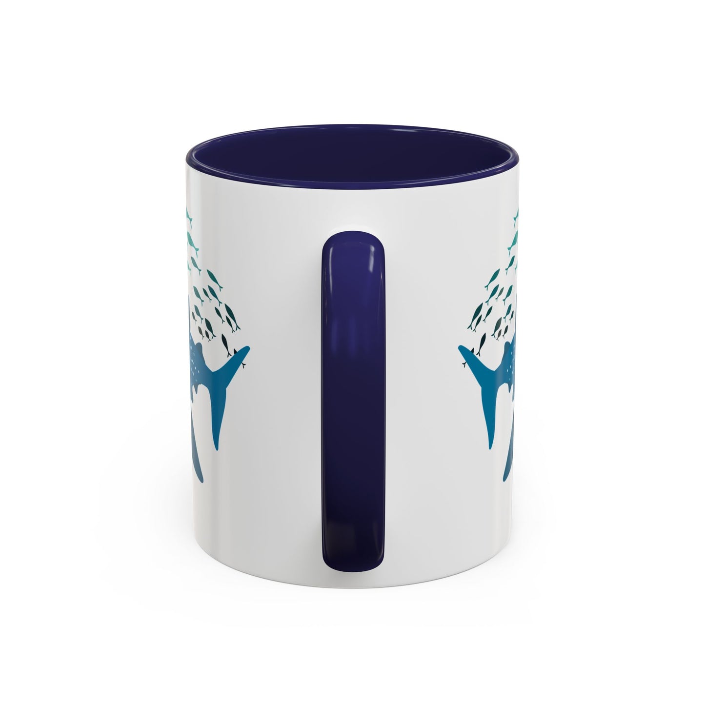 Whale Shark school of fish and buddles Coffee Mug