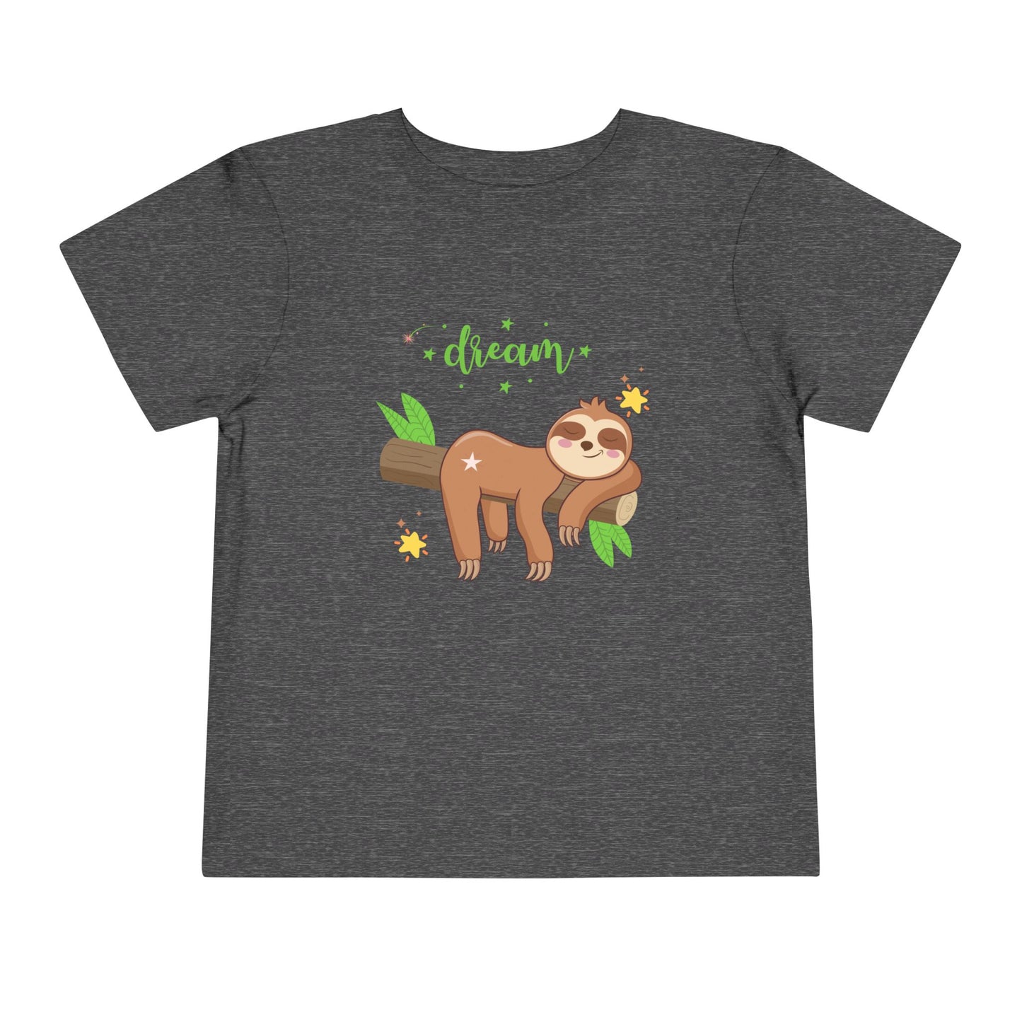 Sloth Dreaming Toddler Tee, Cute Kids' Shirt, Animal Lover Gift, Birthday, Playtime, Sleepy Sloth Tee, Toddler Apparel