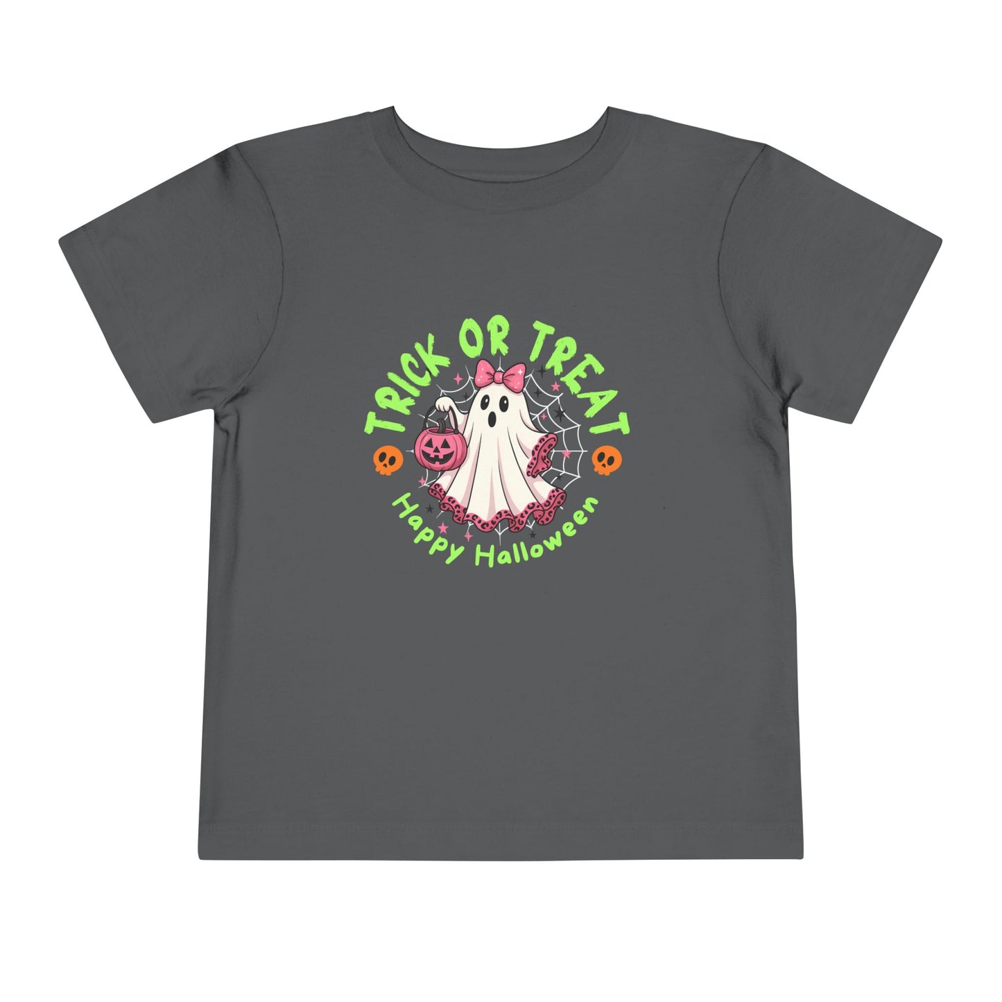 Halloween Toddler T-Shirt, Trick or Treat Tee, Kids Costume Shirt, Spooky Season Apparel, Fall Holiday Gift