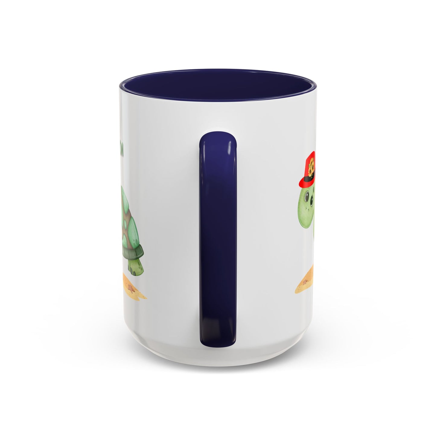 Turtle with a sunflower hat Coffee Mug