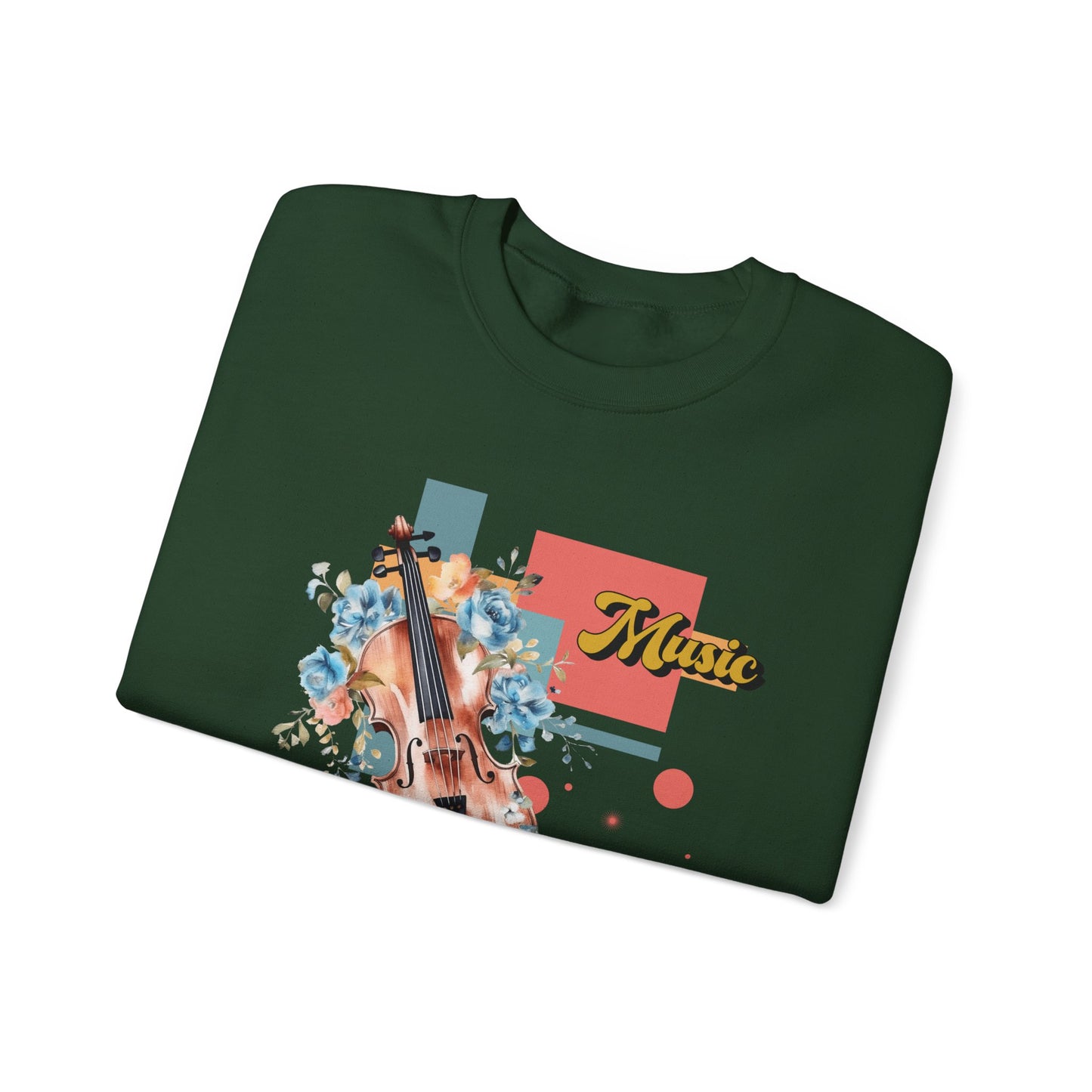 Musical Vibes Crewneck Sweatshirt | Gift for Music Lovers, Cozy and Stylish, Perfect for Concerts, Casual Wear, All Seasons