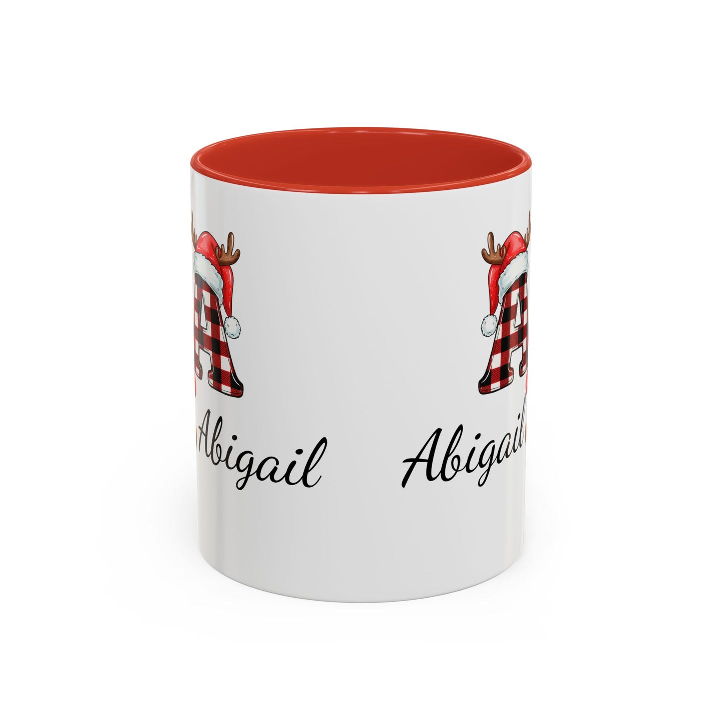 Festive Personalized Coffee Mug, Holiday Gift for Coffee Lovers, Custom Name Mug, Cute Animal Design, Perfect for Christmas