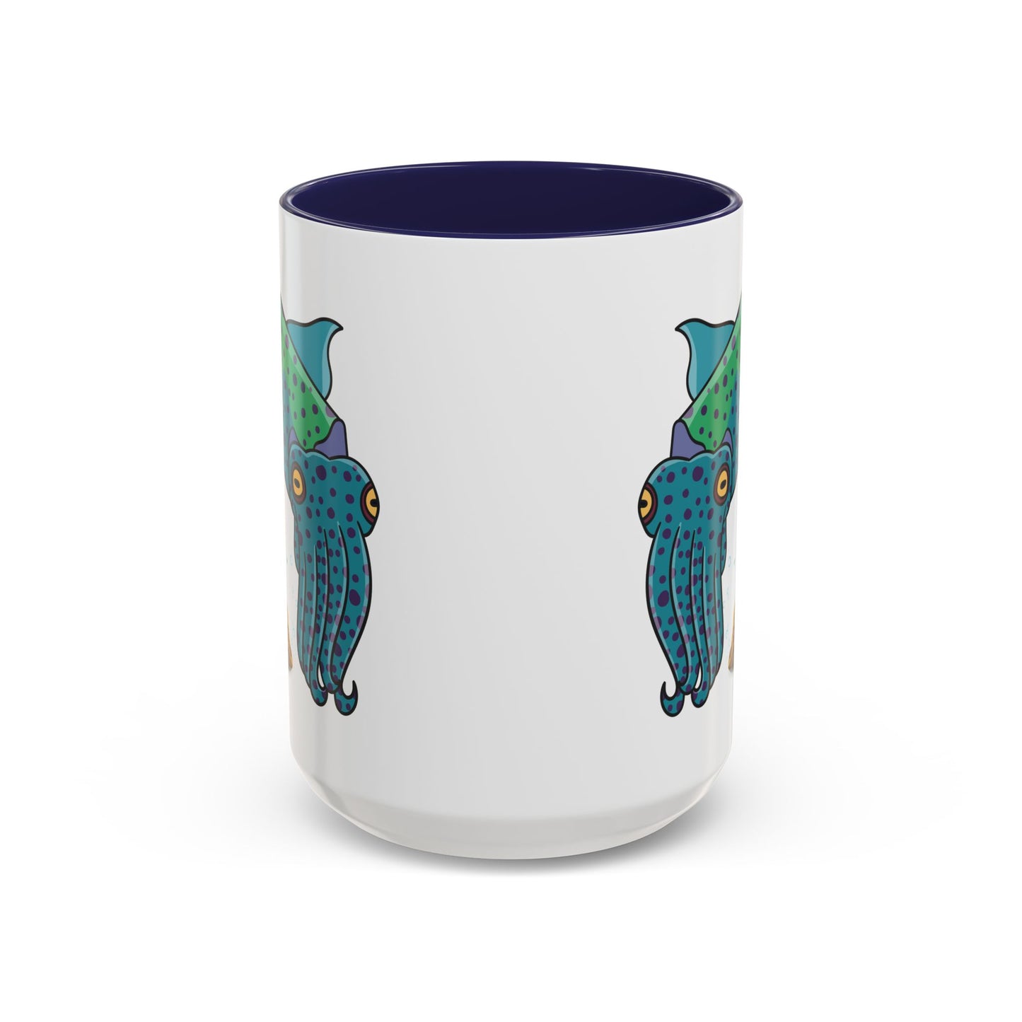 Cute with marine habitat coral and bubbles Coffee Mug