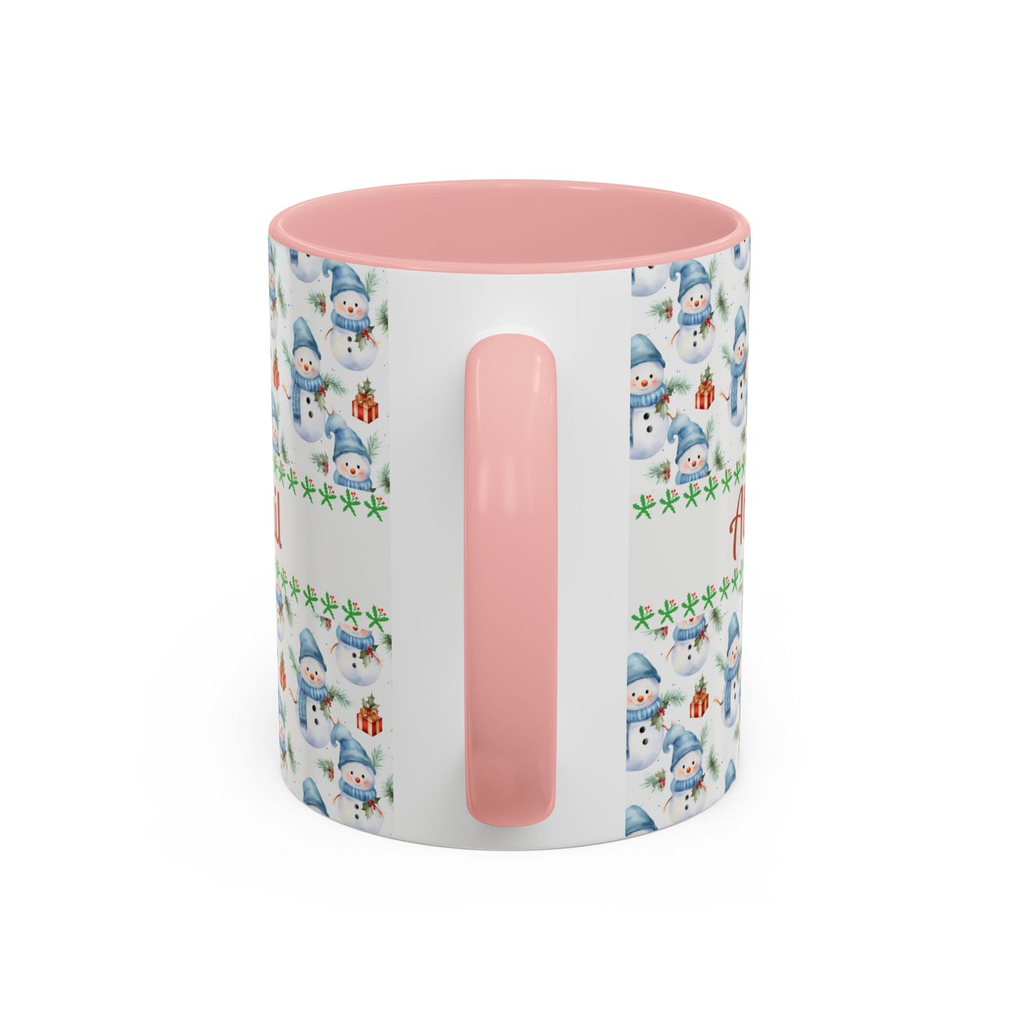 Festive Snowman Coffee Mug, Personalized Holiday Mug, Winter Decor, Gift for Her, Cute Coffee Cup